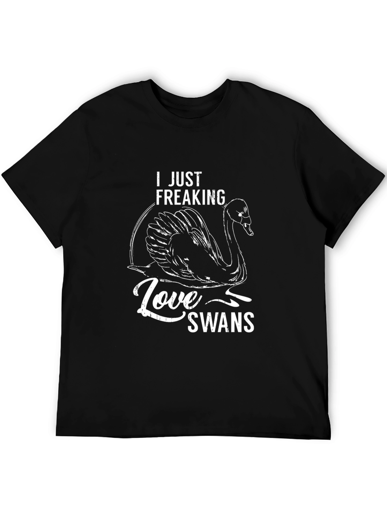 I Just Freaking Love Swans Graphic Tee