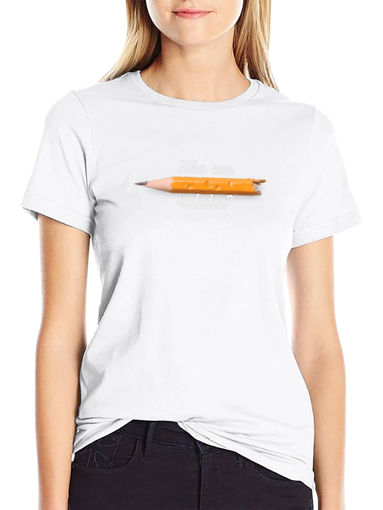 Who Can Relate Broken Pencil T-Shirt