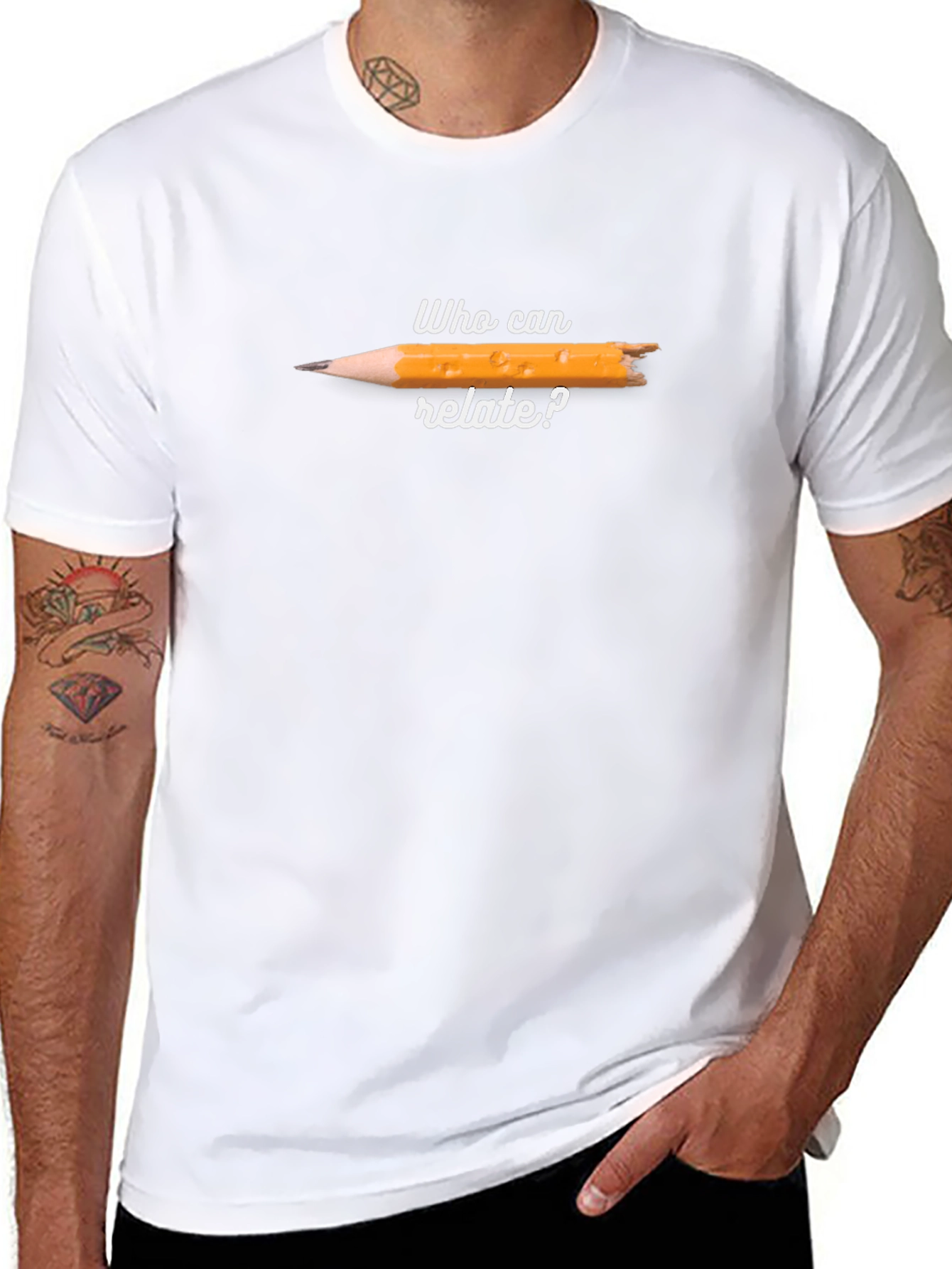 Who Can Relate Broken Pencil T-Shirt