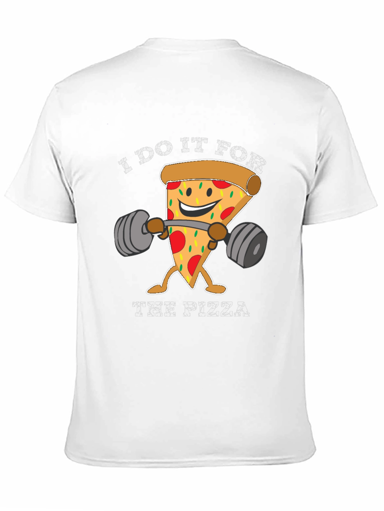 Pizza Gym T-Shirt Funny Workout Tee
