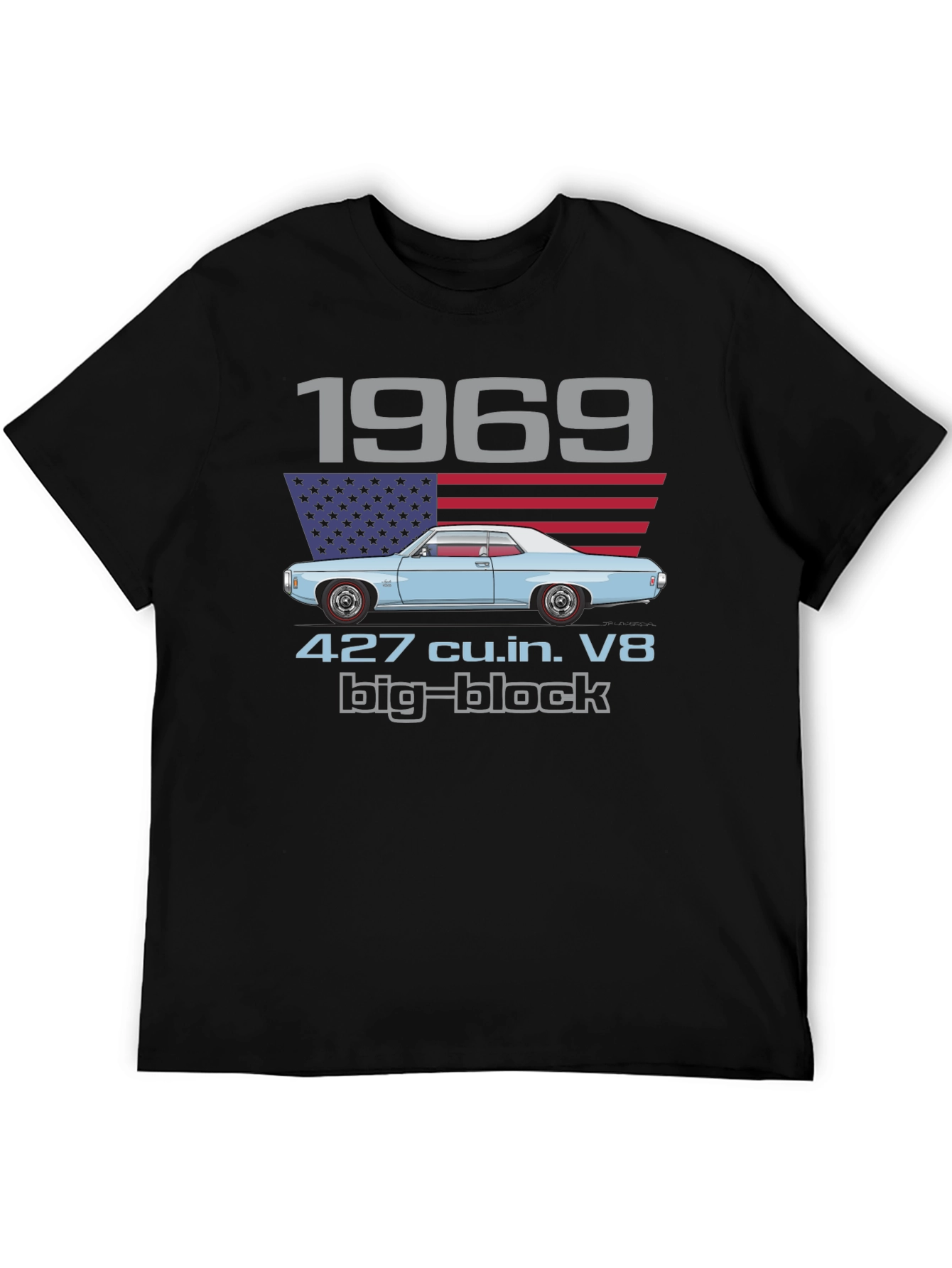 1969 427 Big Block V8 T-Shirt Classic Car Tee