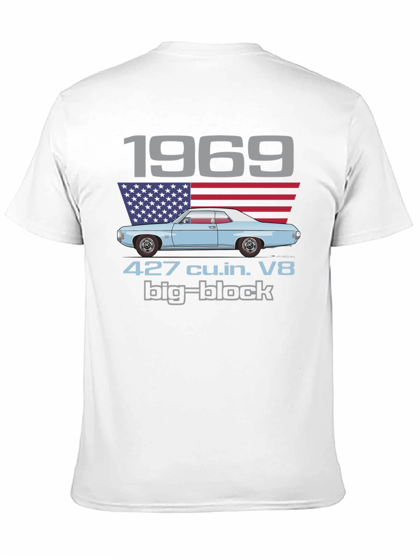 1969 427 Big Block V8 T-Shirt Classic Car Tee