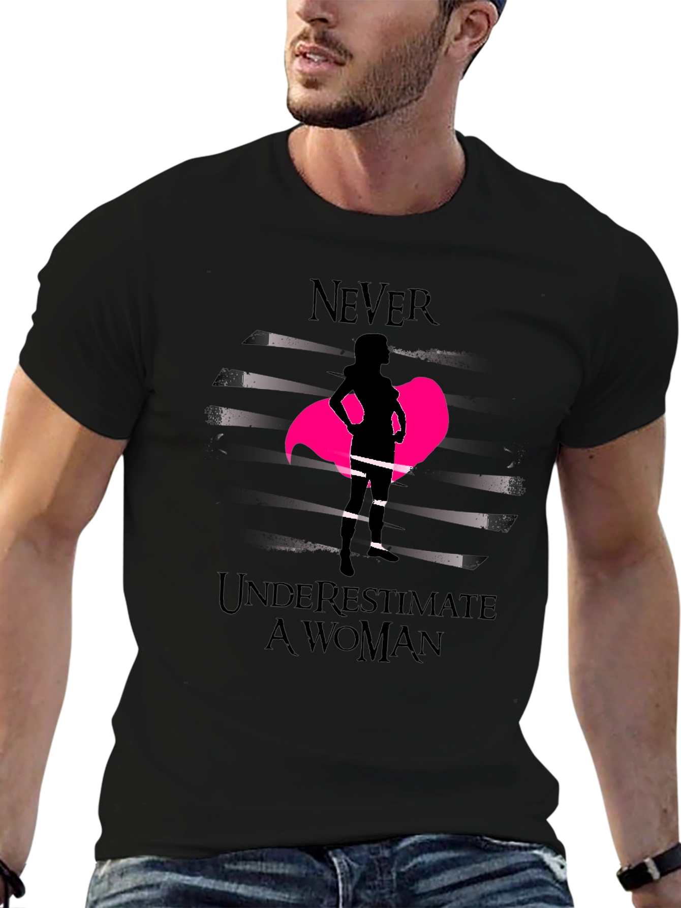 Empowered Woman Graphic Tee - Never Underestimate