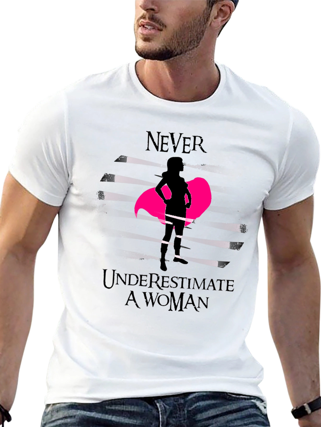 Empowered Woman Graphic Tee - Never Underestimate