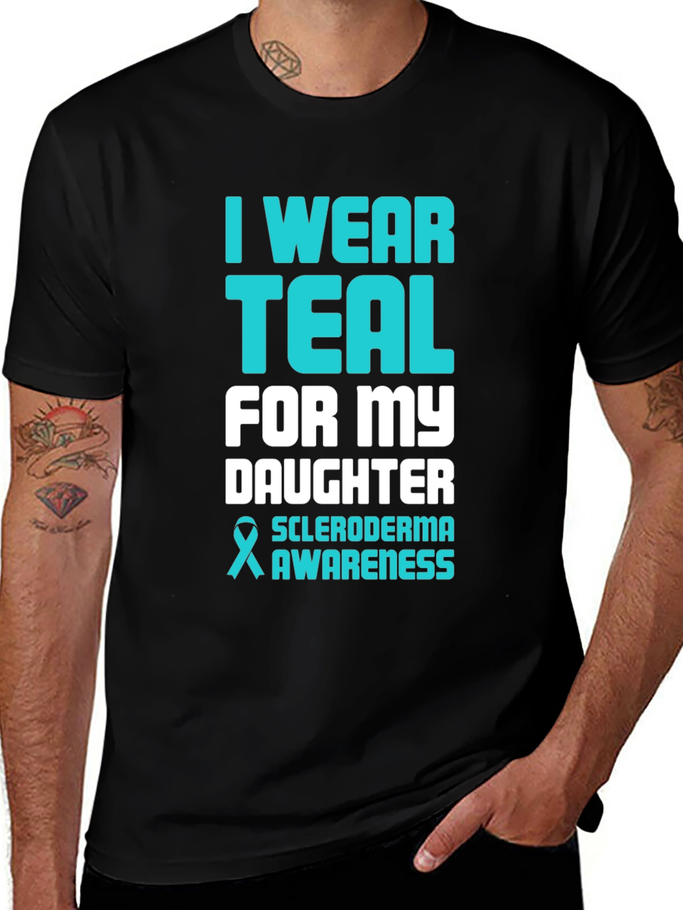 Teal Scleroderma Awareness T-Shirt