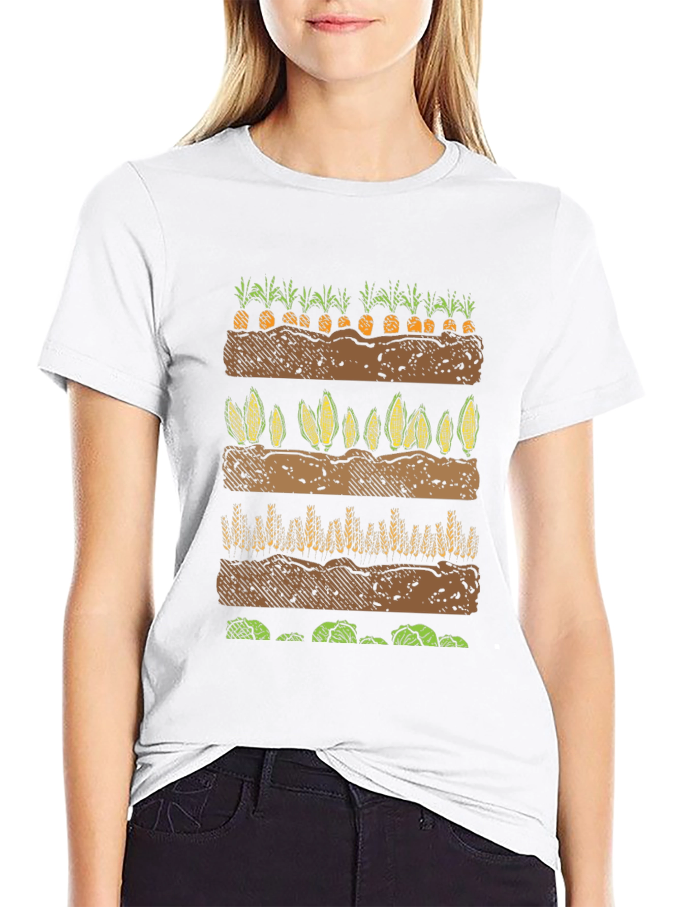 Farming Crop Layers Graphic T-Shirt