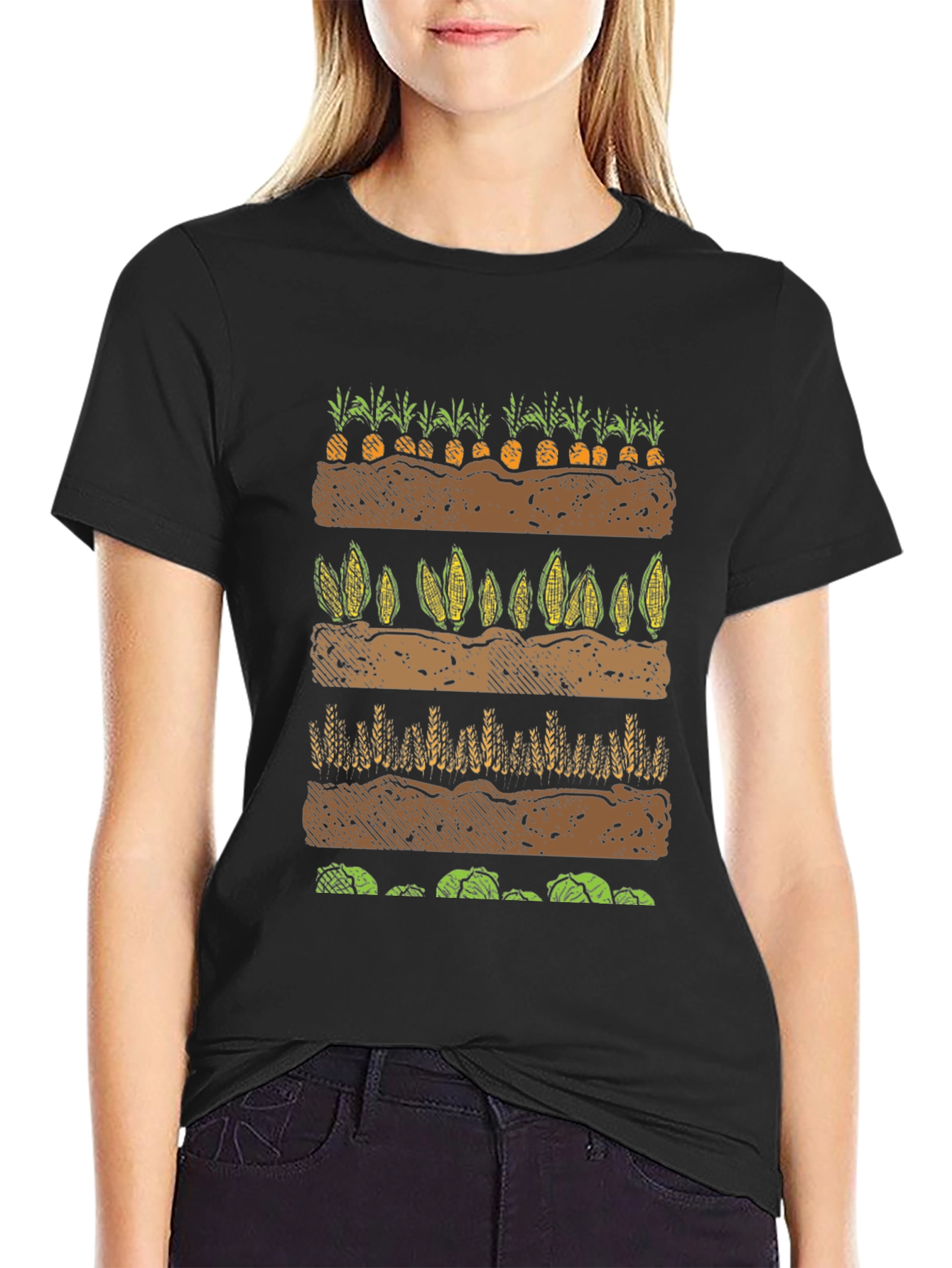 Farming Crop Layers Graphic T-Shirt
