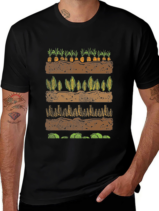 Farming Crop Layers Graphic T-Shirt