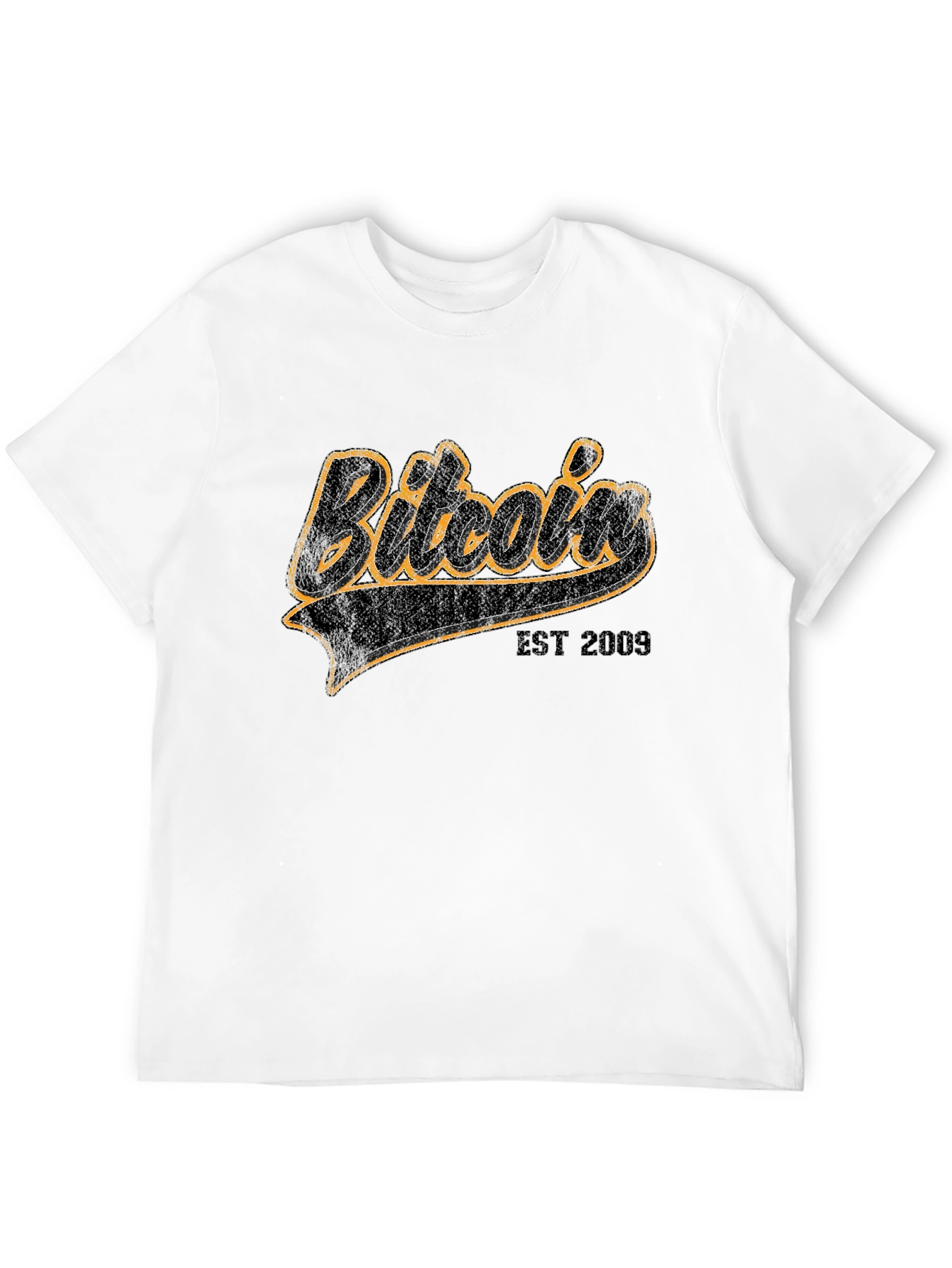 Bitcoin EST 2009 Black Graphic Tee