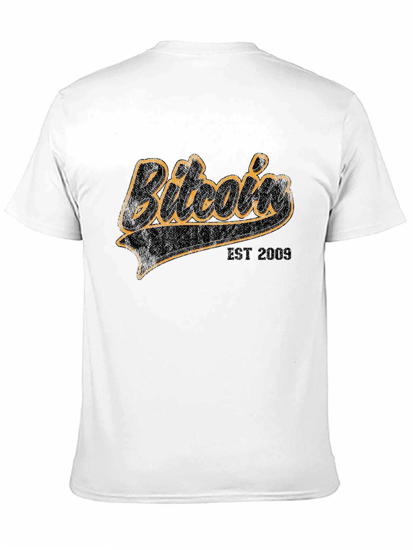 Bitcoin EST 2009 Black Graphic Tee