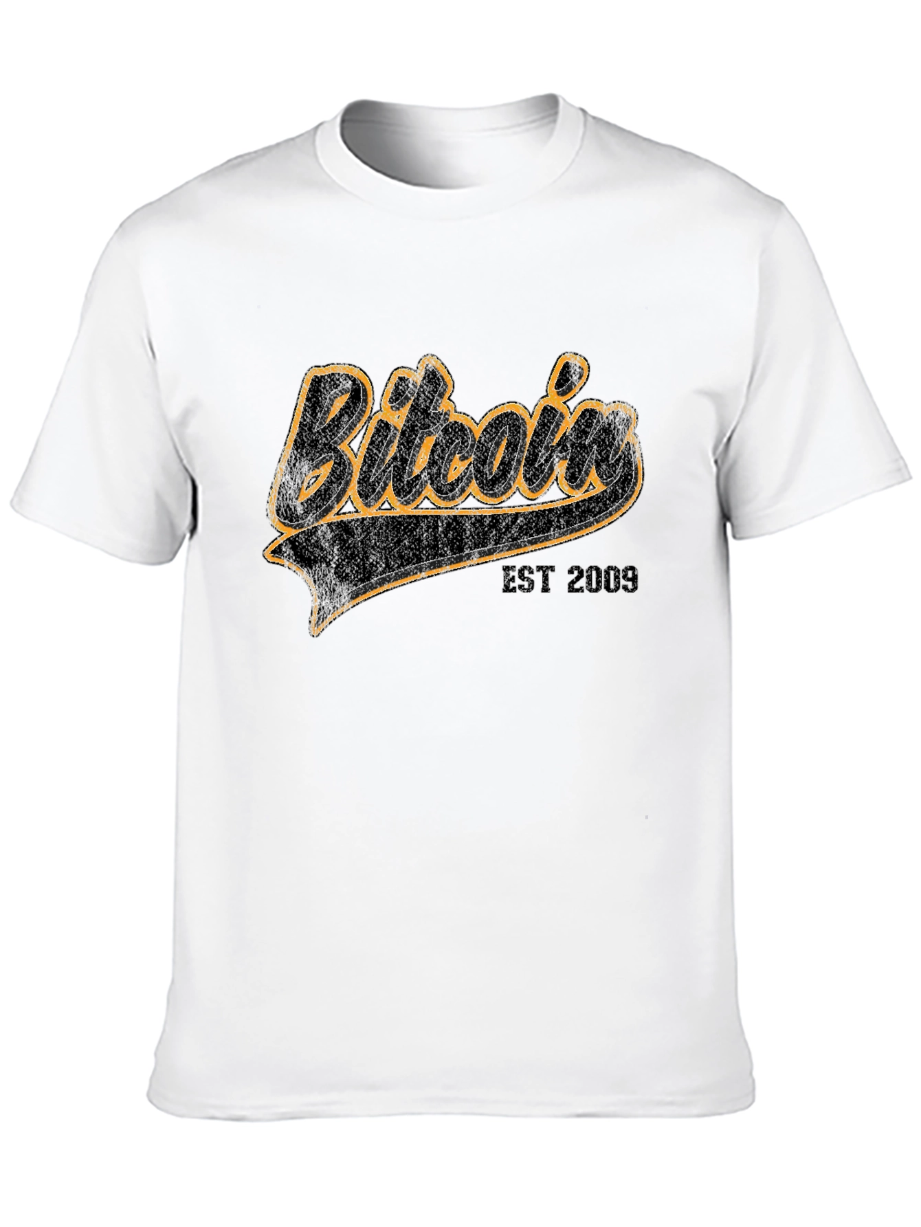 Bitcoin EST 2009 Black Graphic Tee