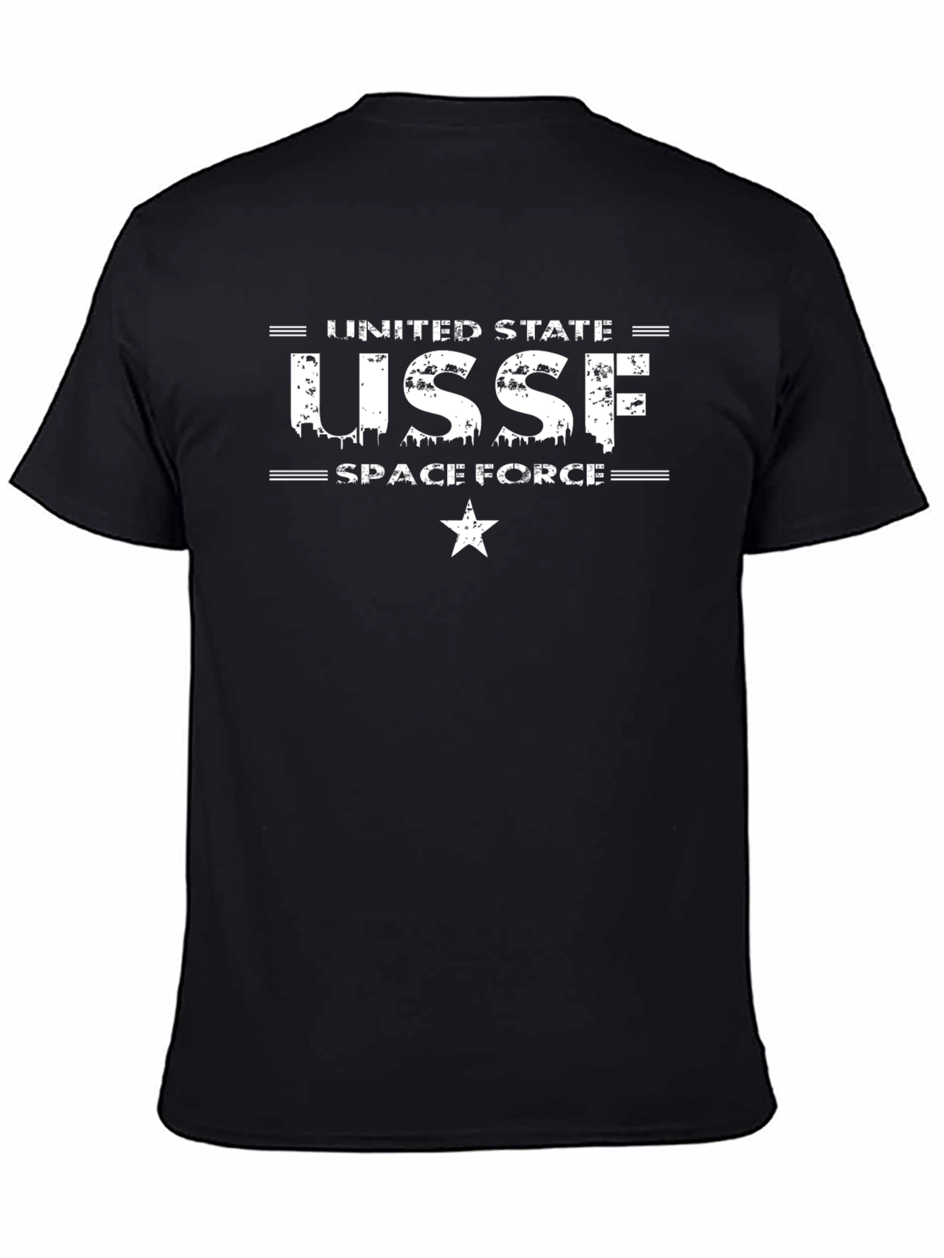 USSF Space Force Graphic T-Shirt - Black