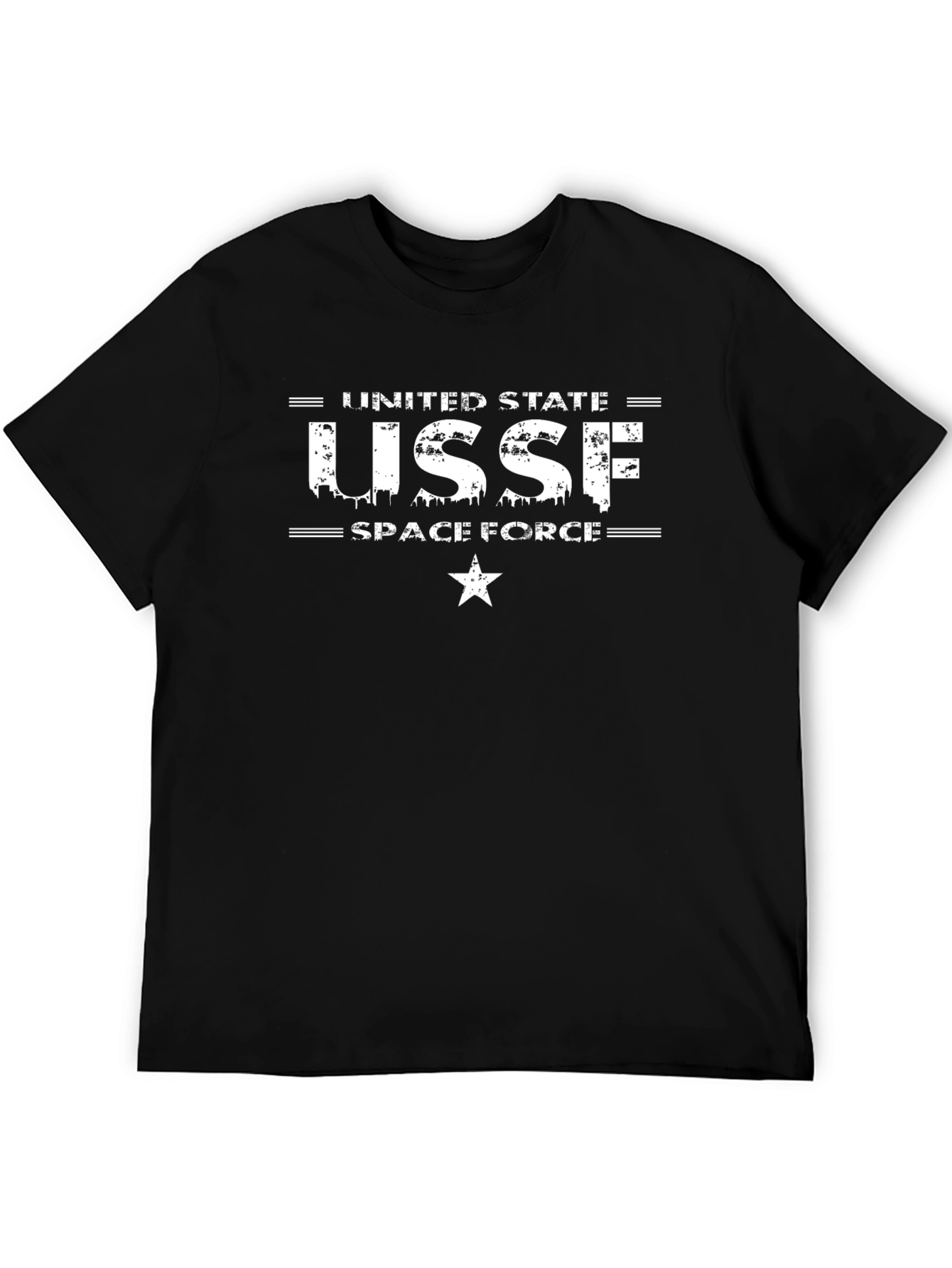 USSF Space Force Graphic T-Shirt - Black