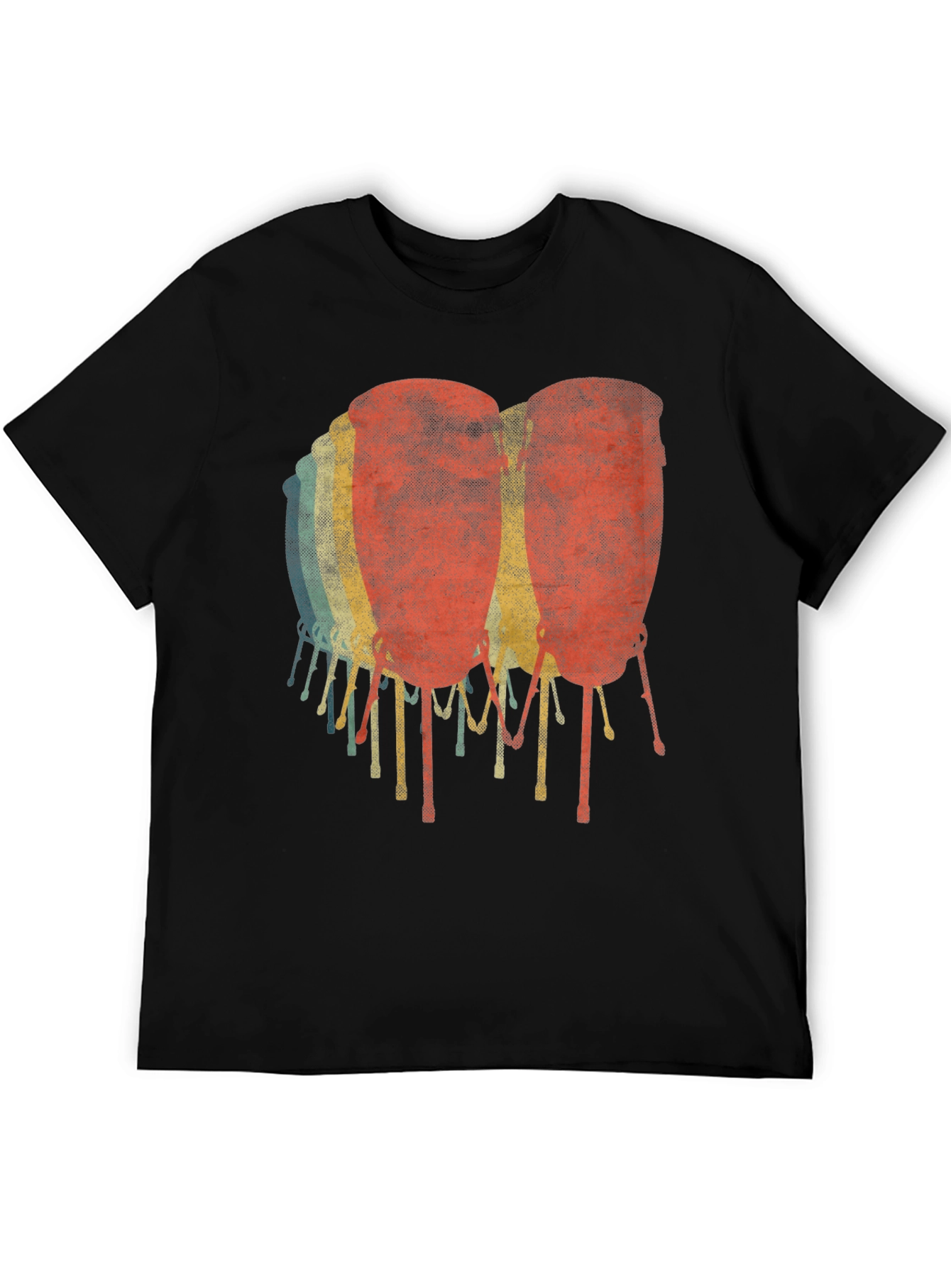 Retro Bongo Drum Graphic Tee