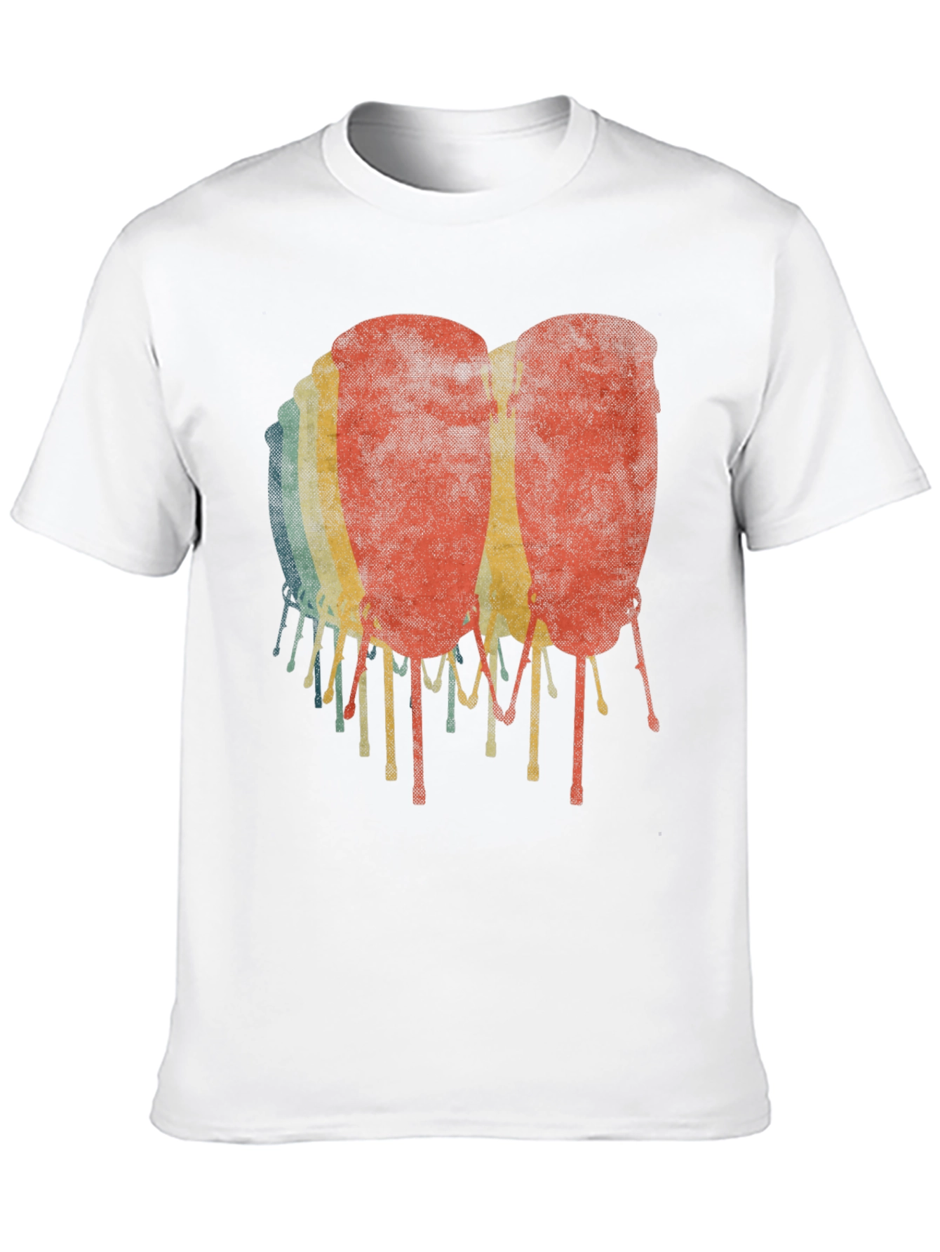 Retro Bongo Drum Graphic Tee