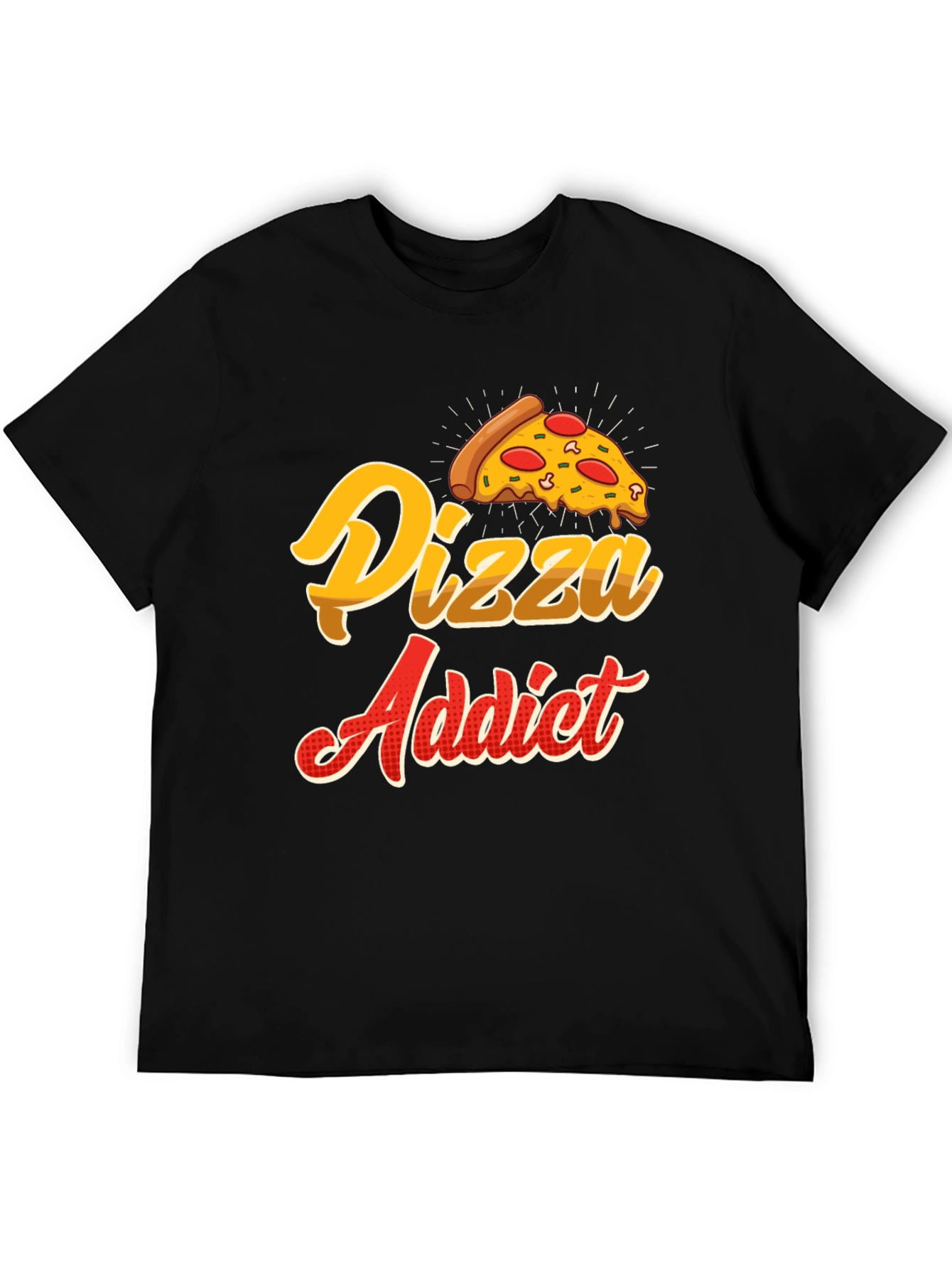 Pizza Addict T-Shirt - Foodie Novelty Tee