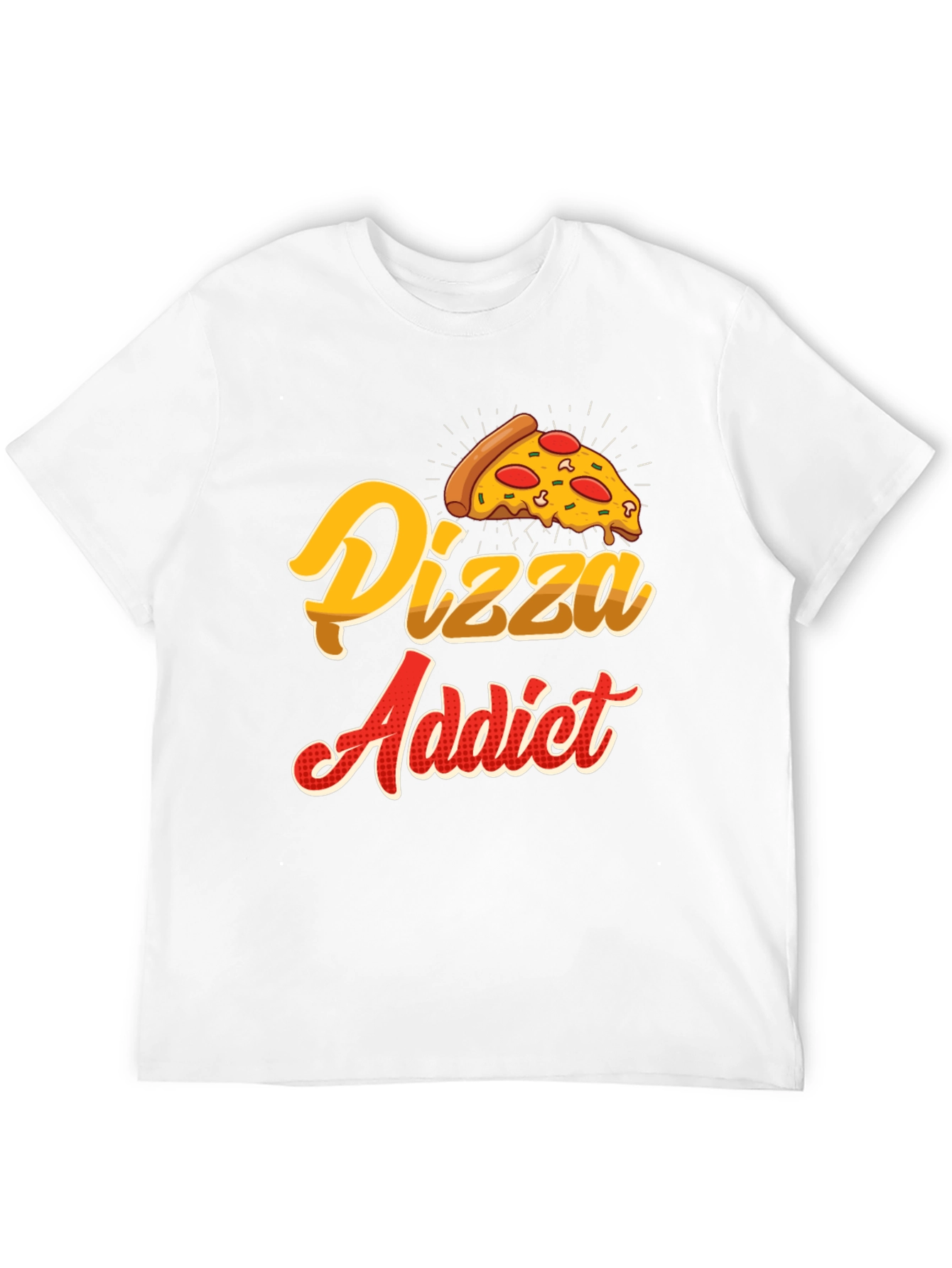 Pizza Addict T-Shirt - Foodie Novelty Tee