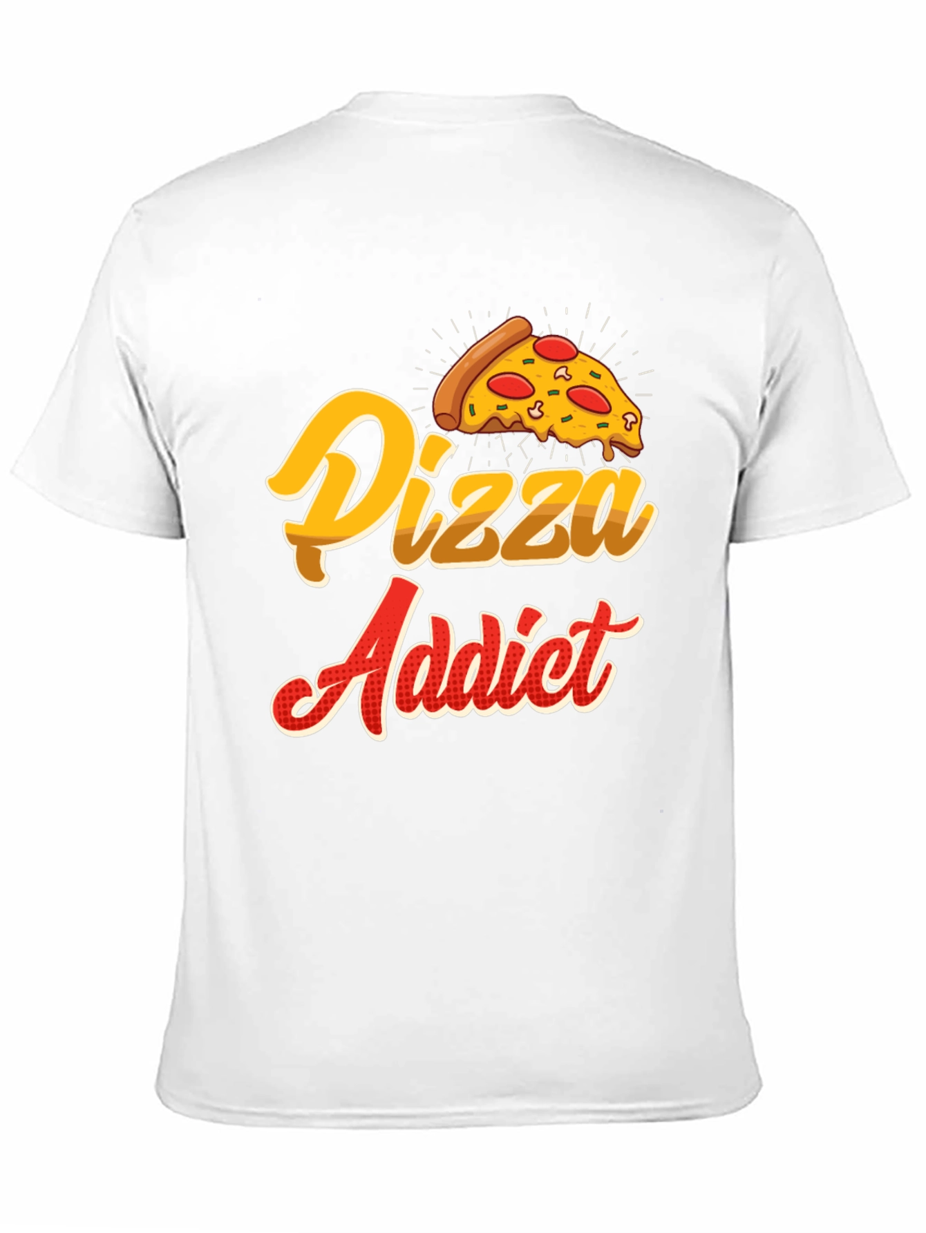 Pizza Addict T-Shirt - Foodie Novelty Tee