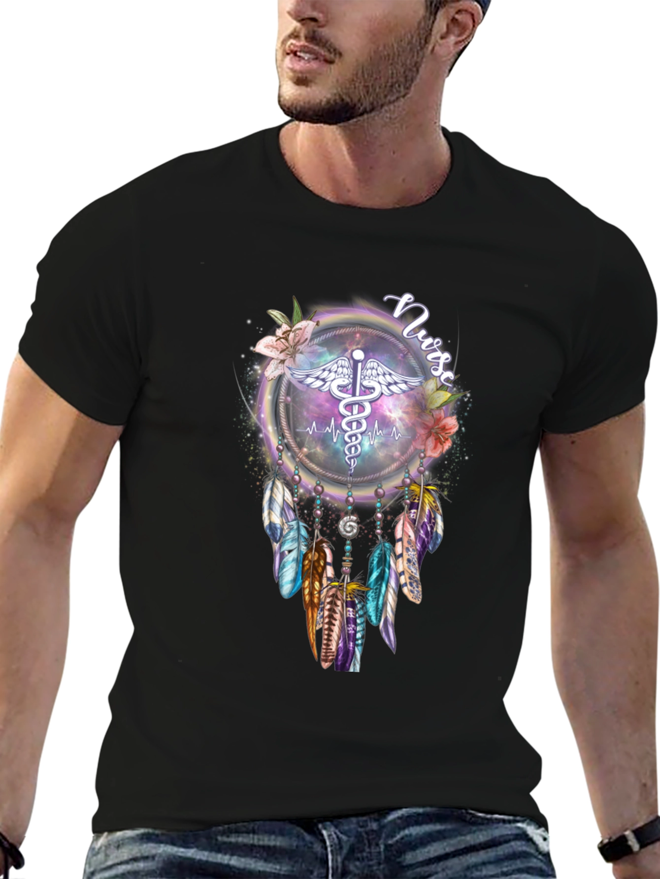 Nurse Dreamcatcher T-Shirt - Stylish and Unique