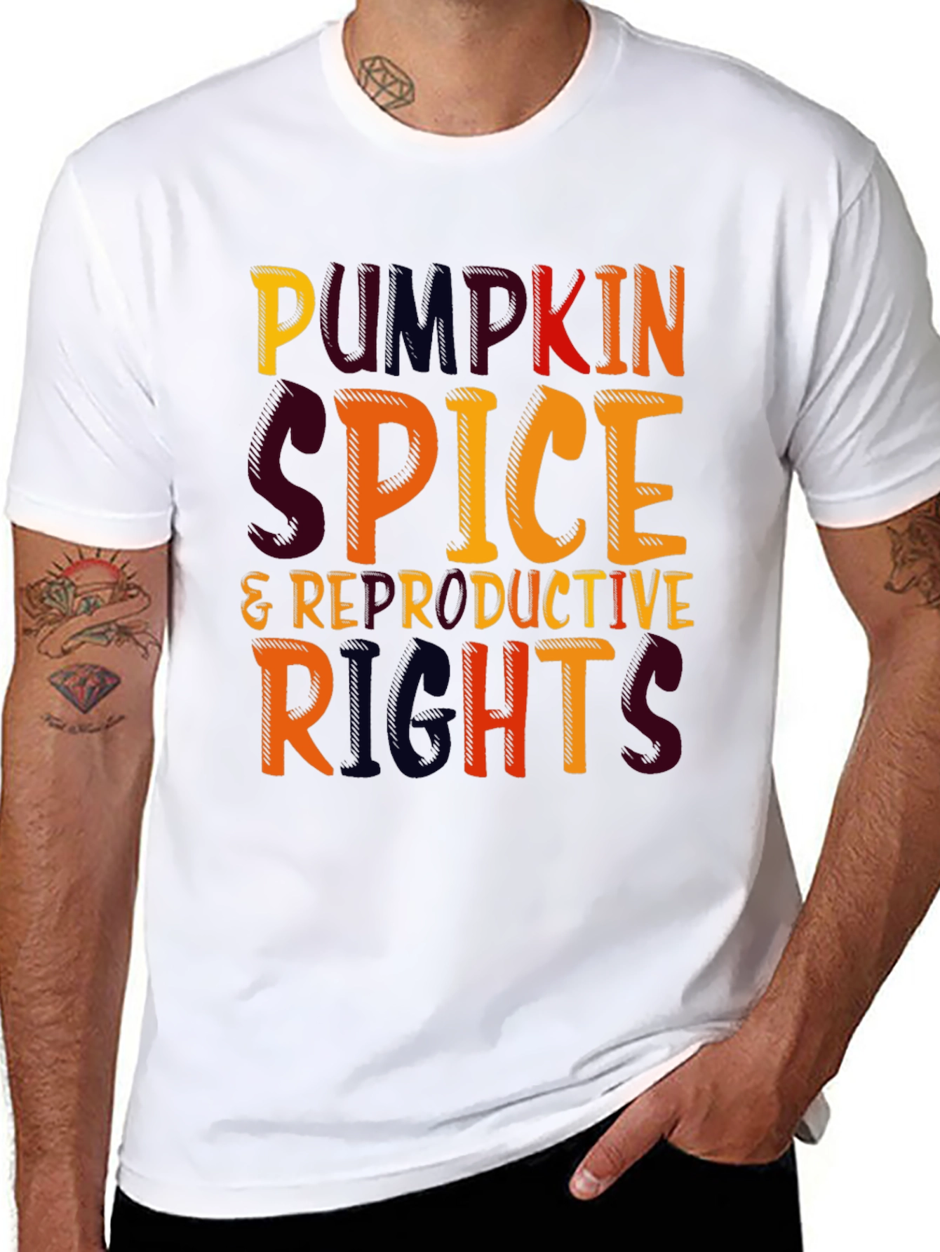 Pumpkin Spice Reproductive Rights T-Shirt