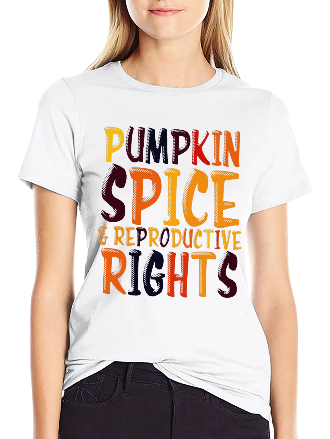 Pumpkin Spice Reproductive Rights T-Shirt