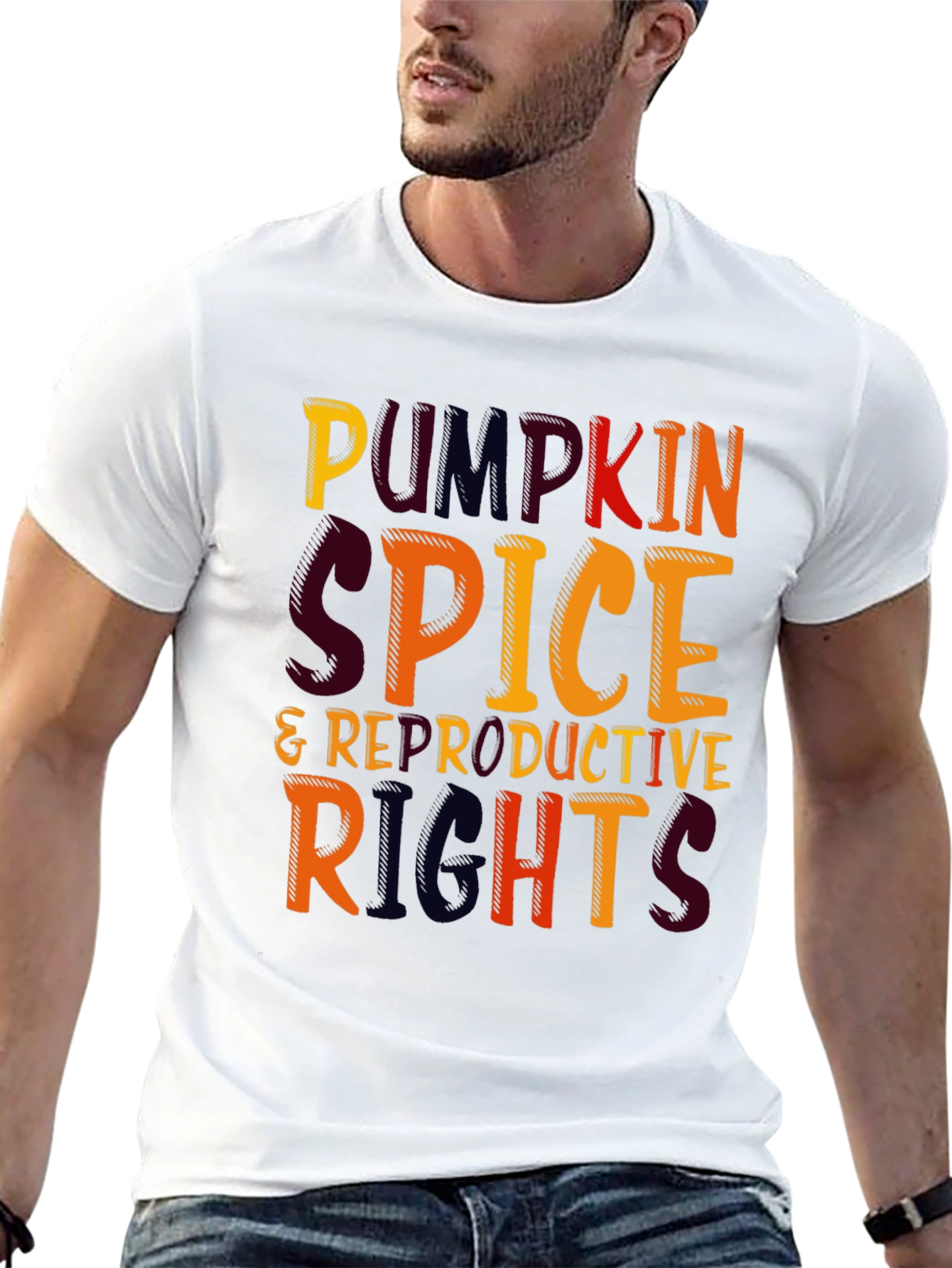 Pumpkin Spice Reproductive Rights T-Shirt