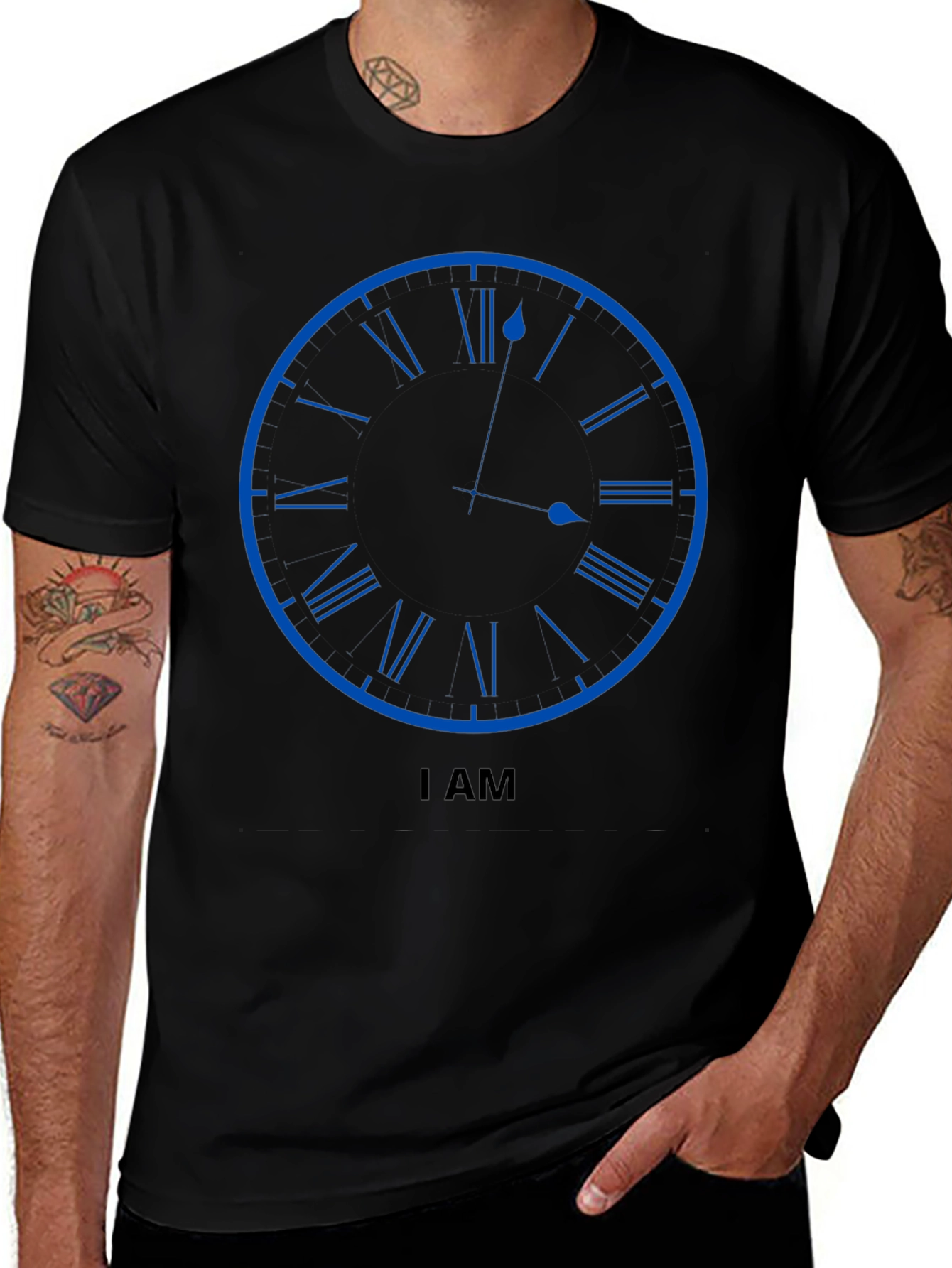 Clock Face Graphic Tee - Time is Now T-Shirt