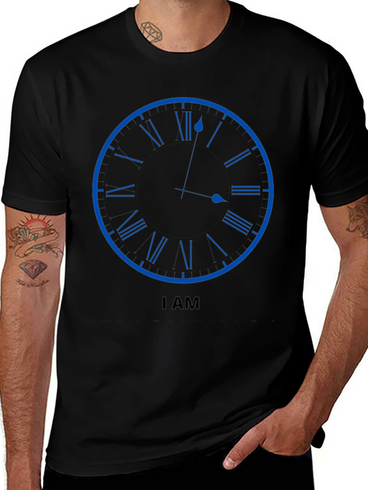Clock Face Graphic Tee - Time is Now T-Shirt