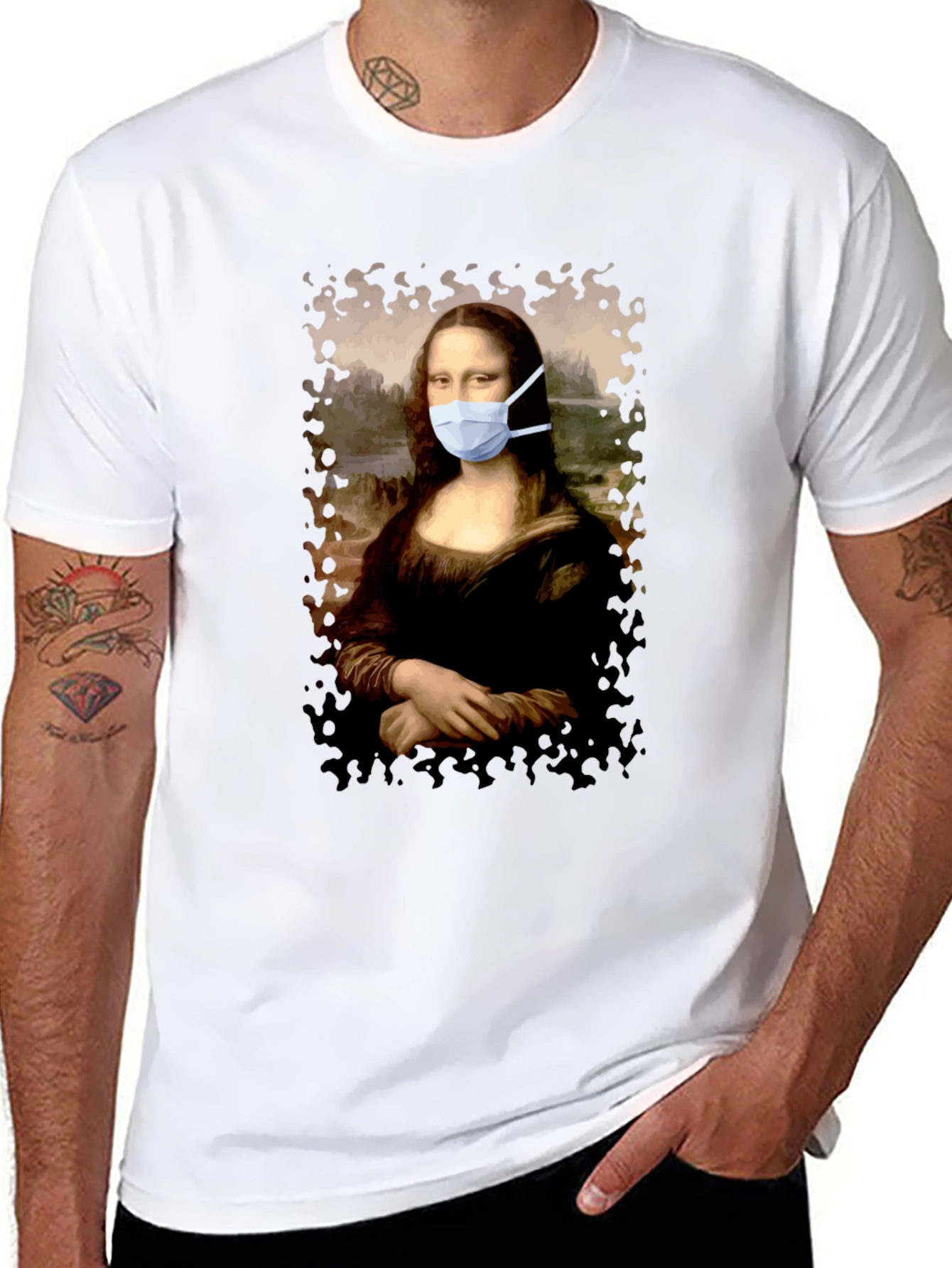 Mona Lisa Mask T-Shirt
