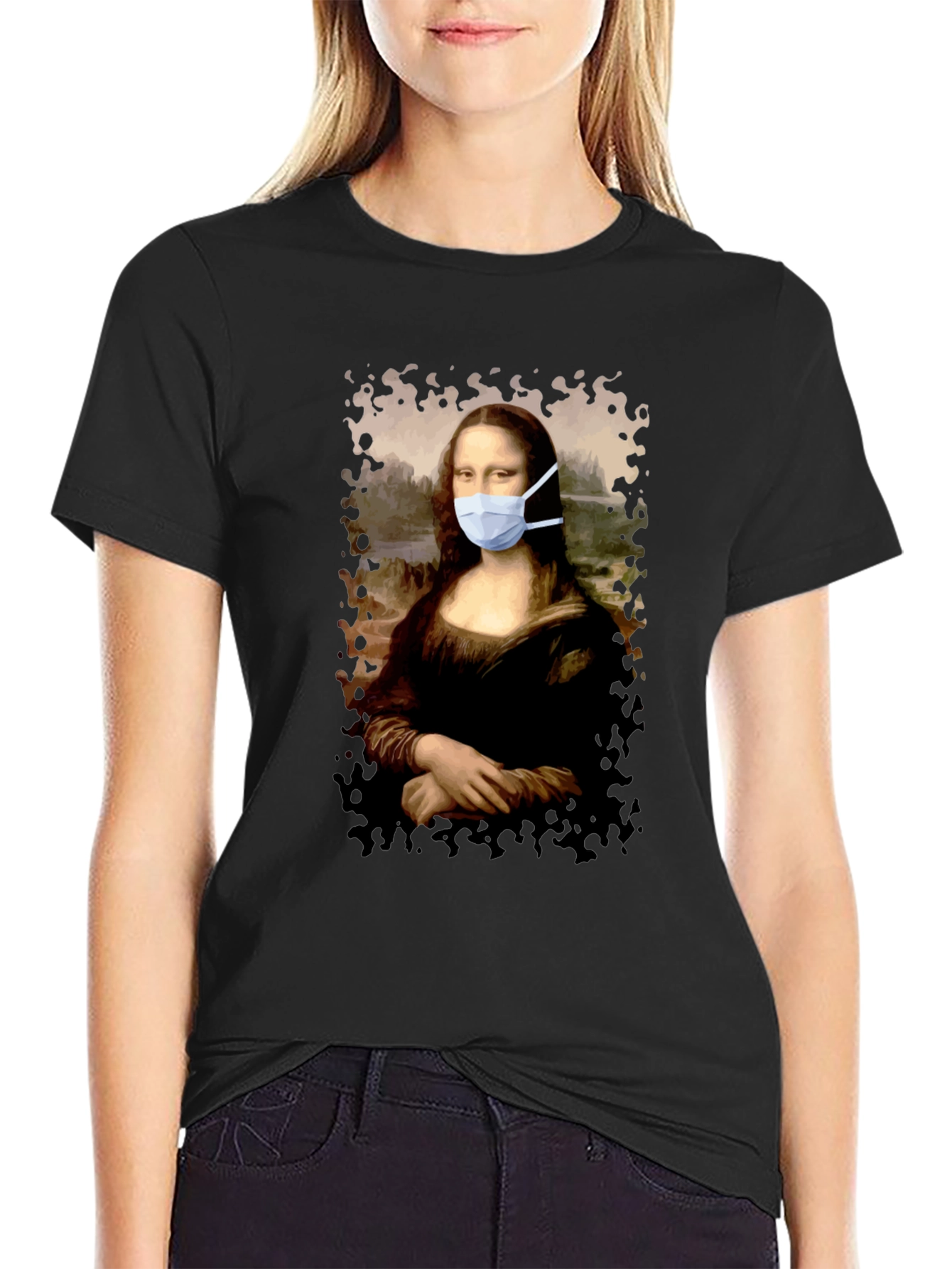 Mona Lisa Mask T-Shirt