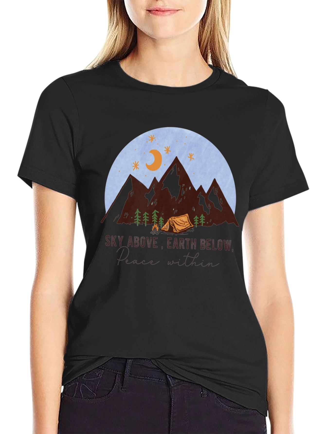 Nature Lover T-Shirt - Sky Above Earth Below