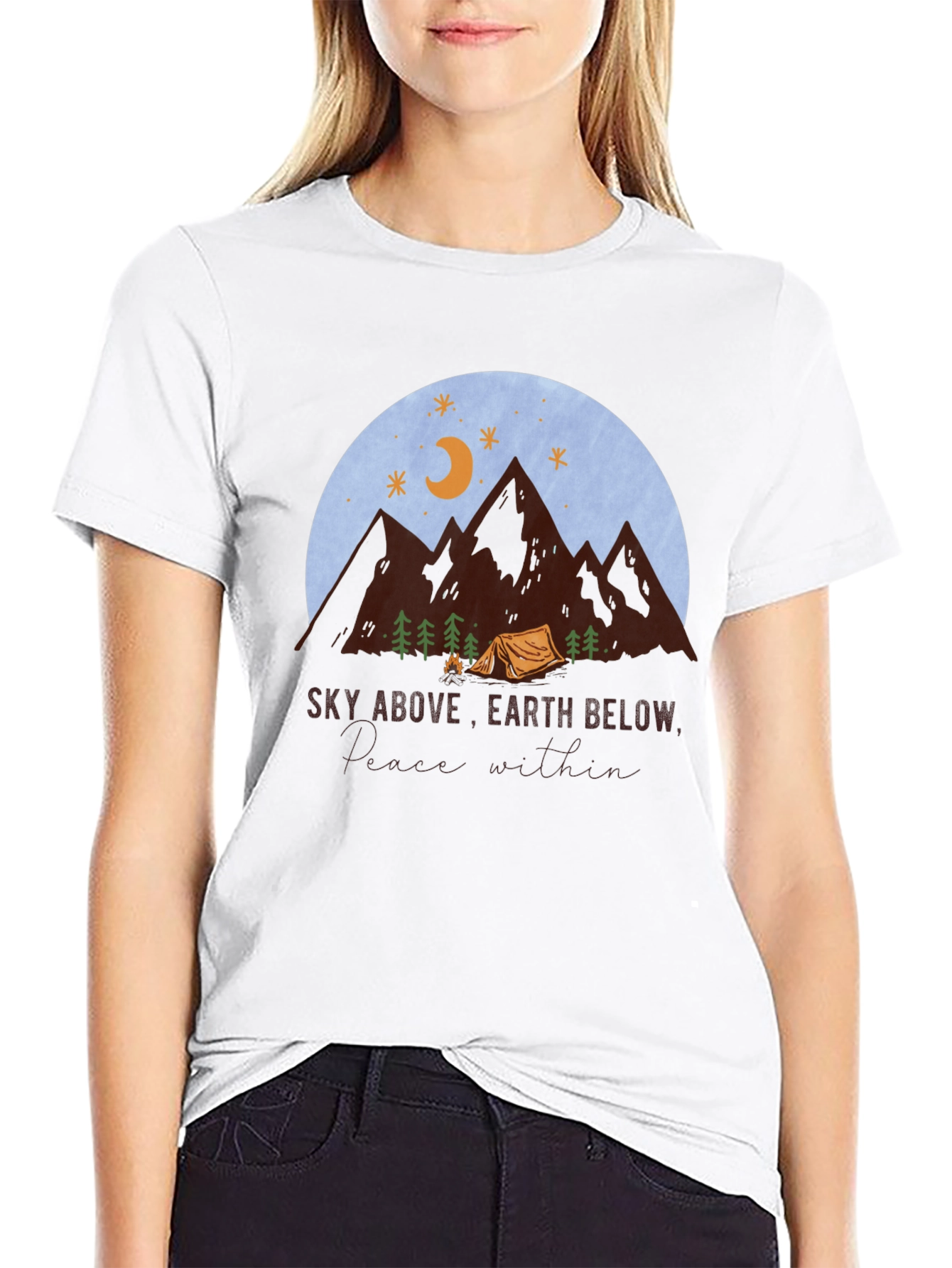 Nature Lover T-Shirt - Sky Above Earth Below