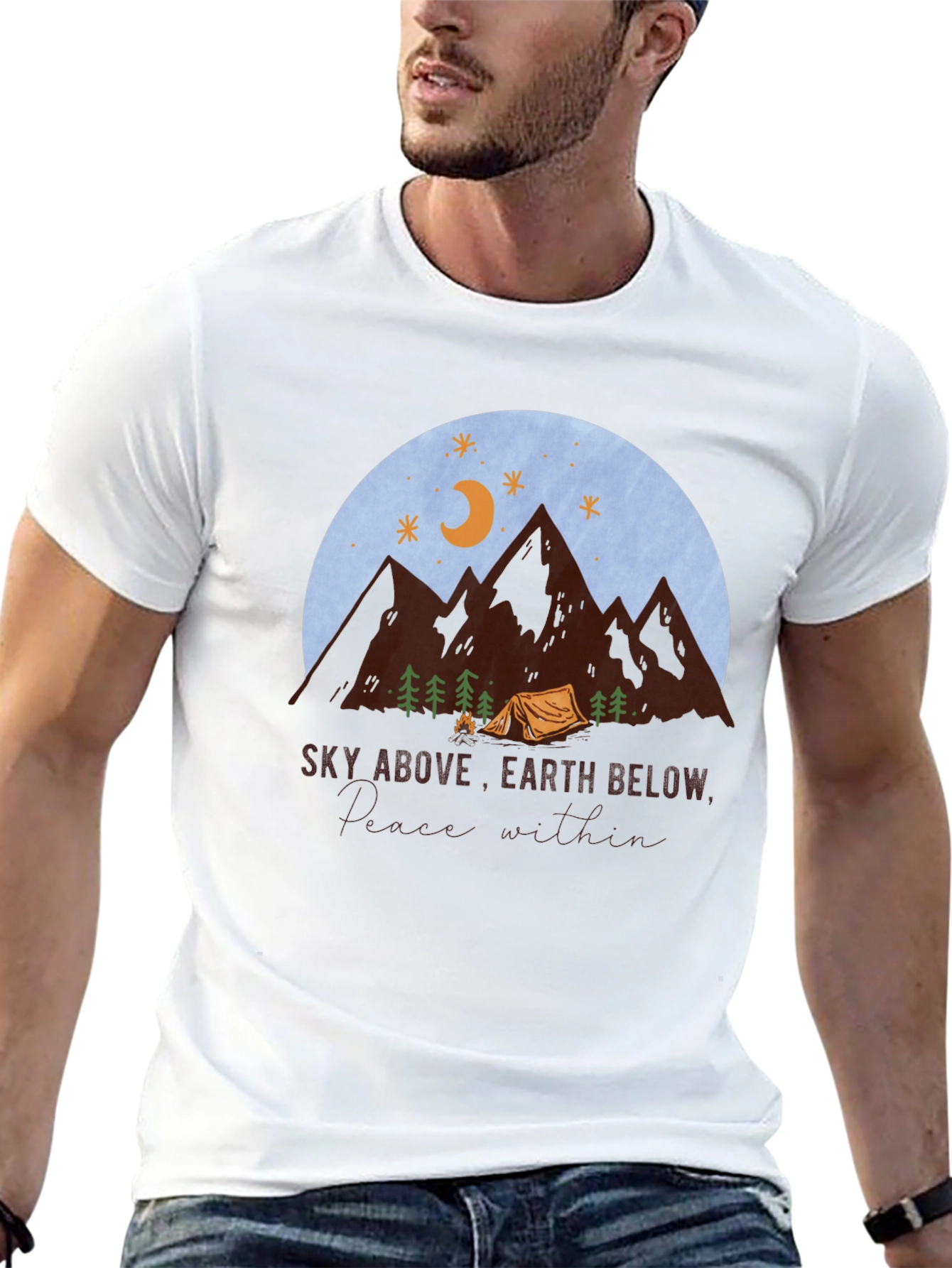 Nature Lover T-Shirt - Sky Above Earth Below