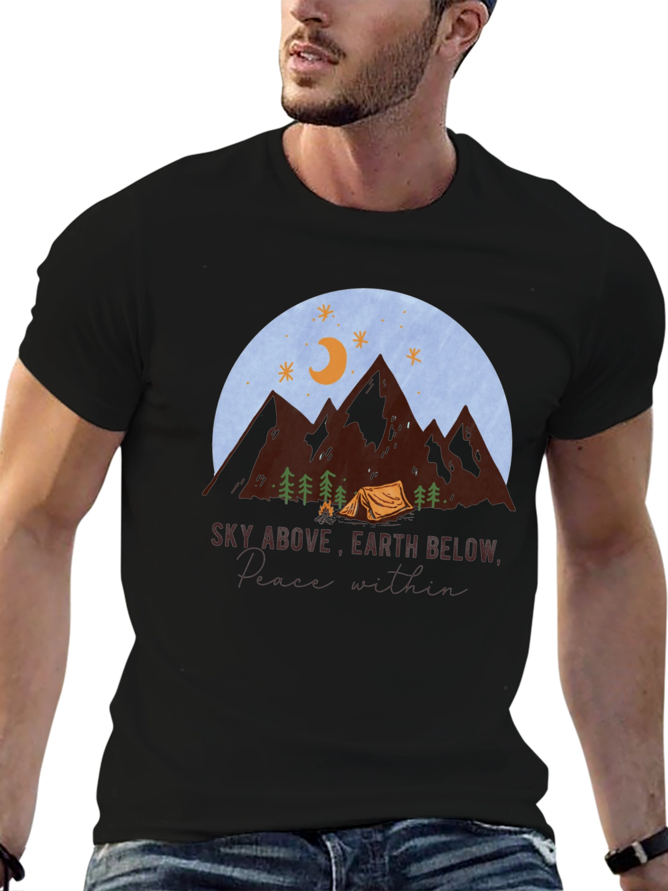 Nature Lover T-Shirt - Sky Above Earth Below