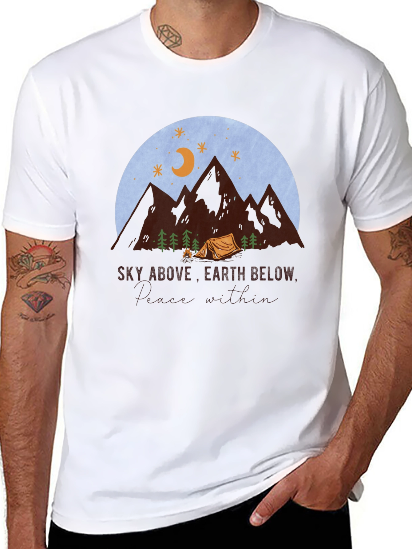 Nature Lover T-Shirt - Sky Above Earth Below