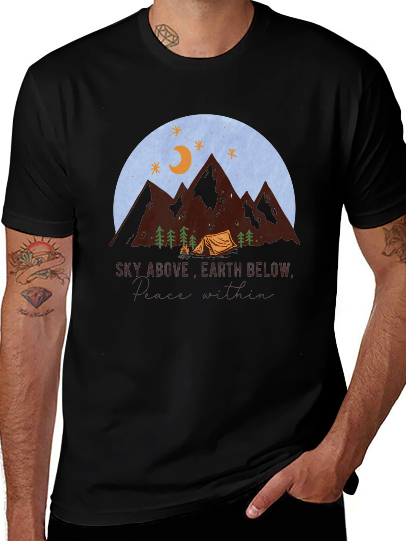 Nature Lover T-Shirt - Sky Above Earth Below