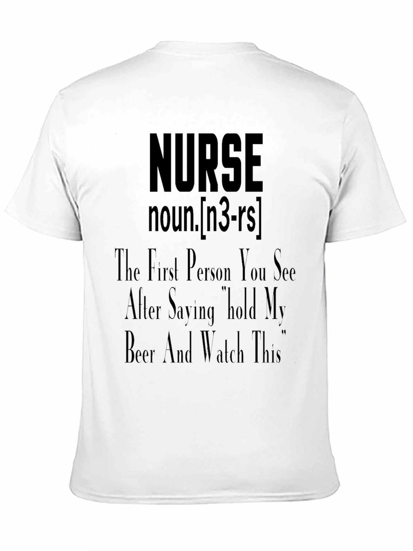 Nurse Definition Graphic T-Shirt