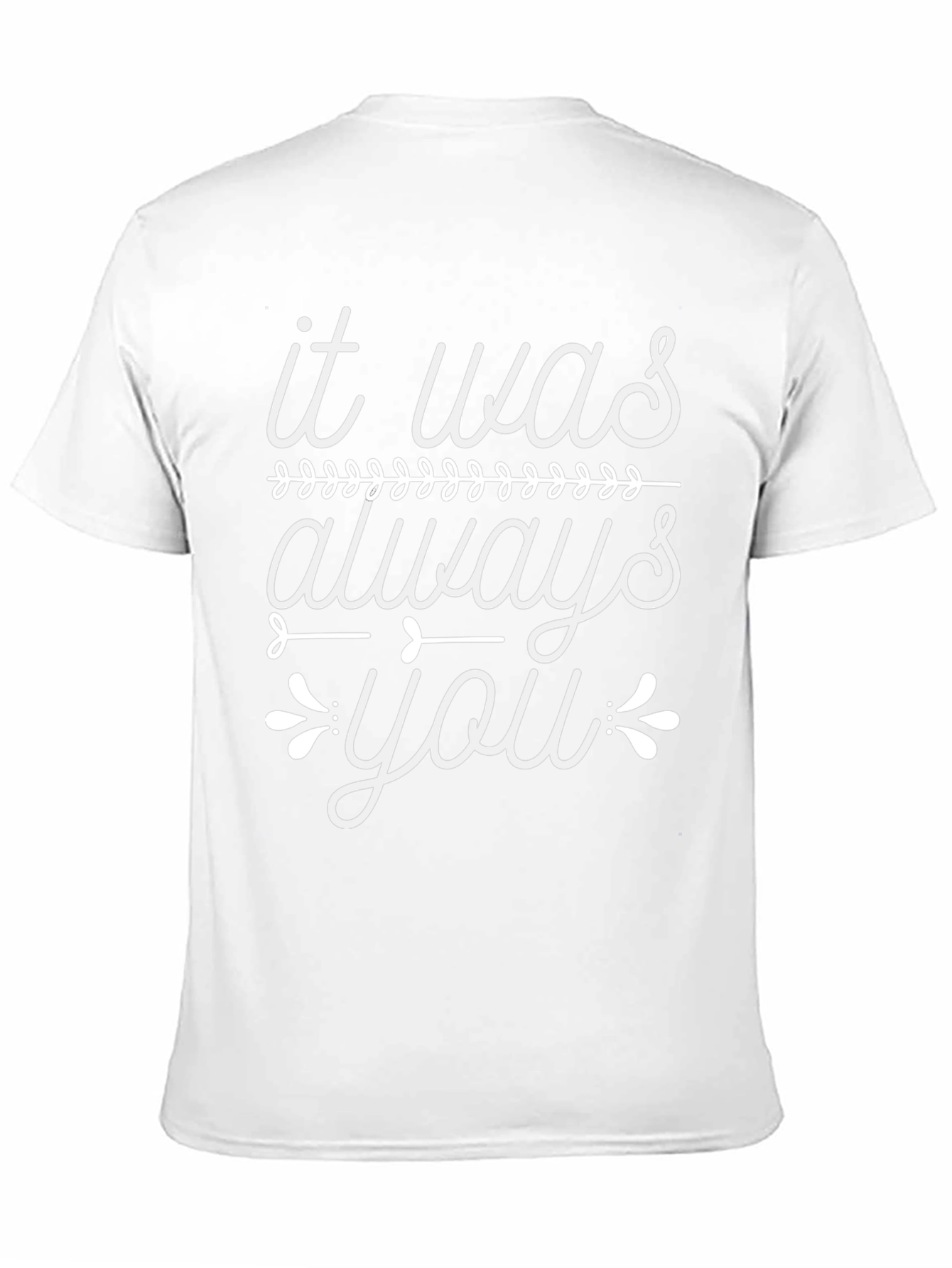 It Was Always You Graphic Tee - Black