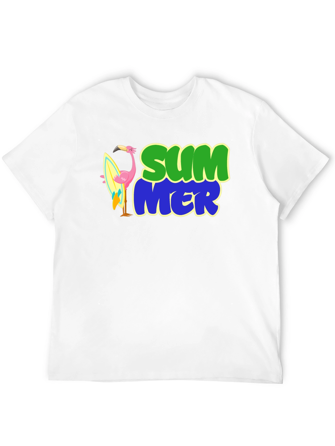 Summer Flamingo Graphic T-Shirt