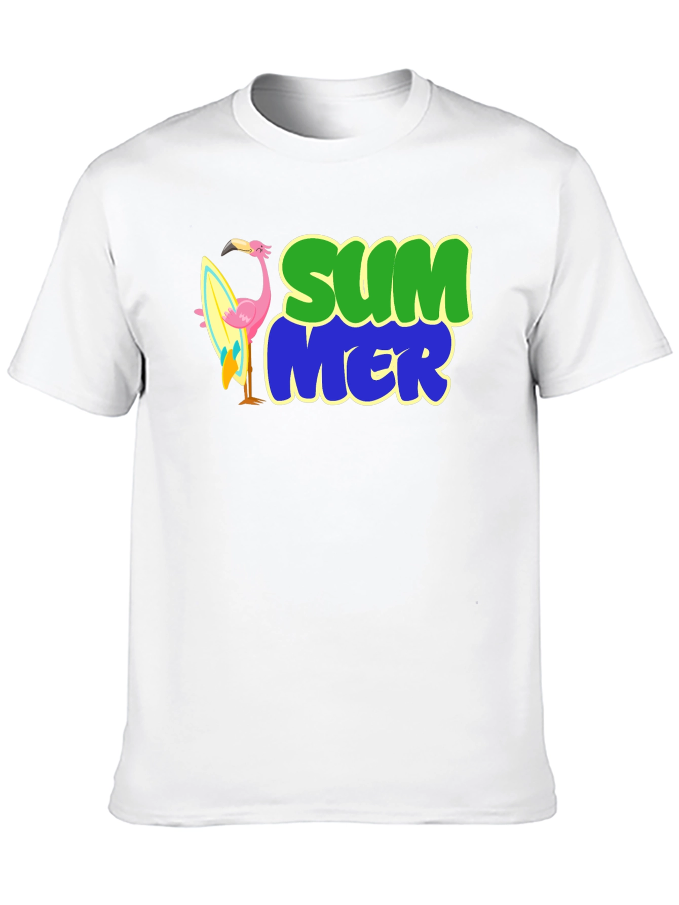 Summer Flamingo Graphic T-Shirt