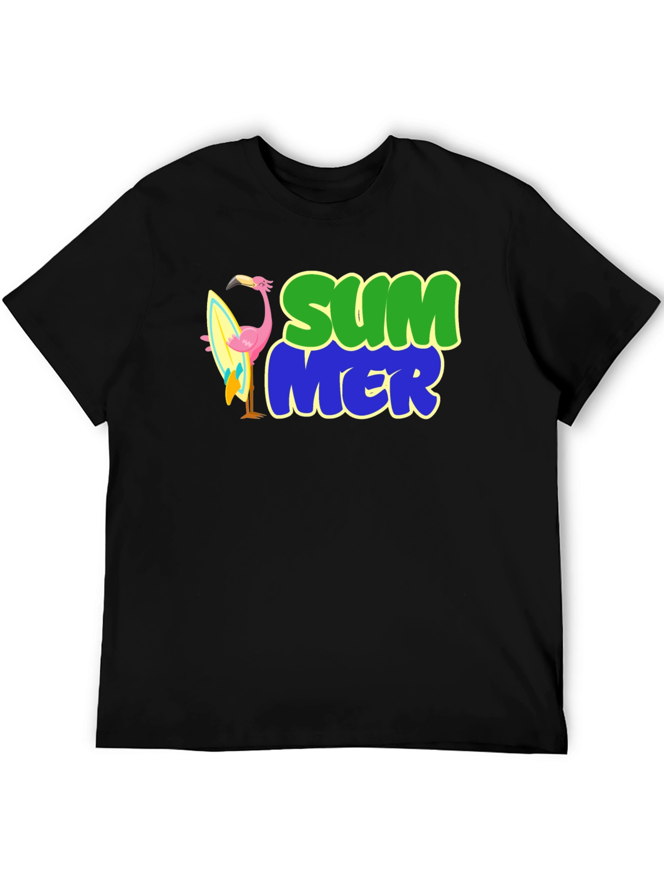 Summer Flamingo Graphic T-Shirt