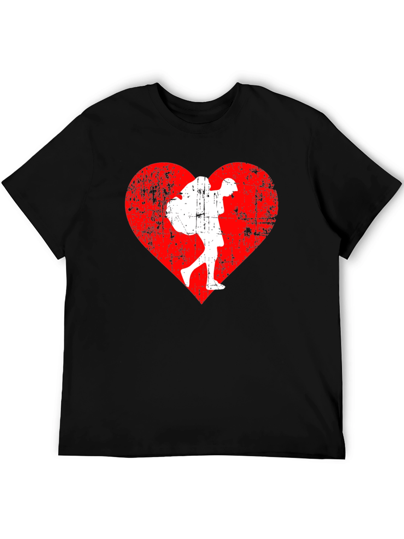 Heart Hiker Graphic Tee - Travel Lover Shirt