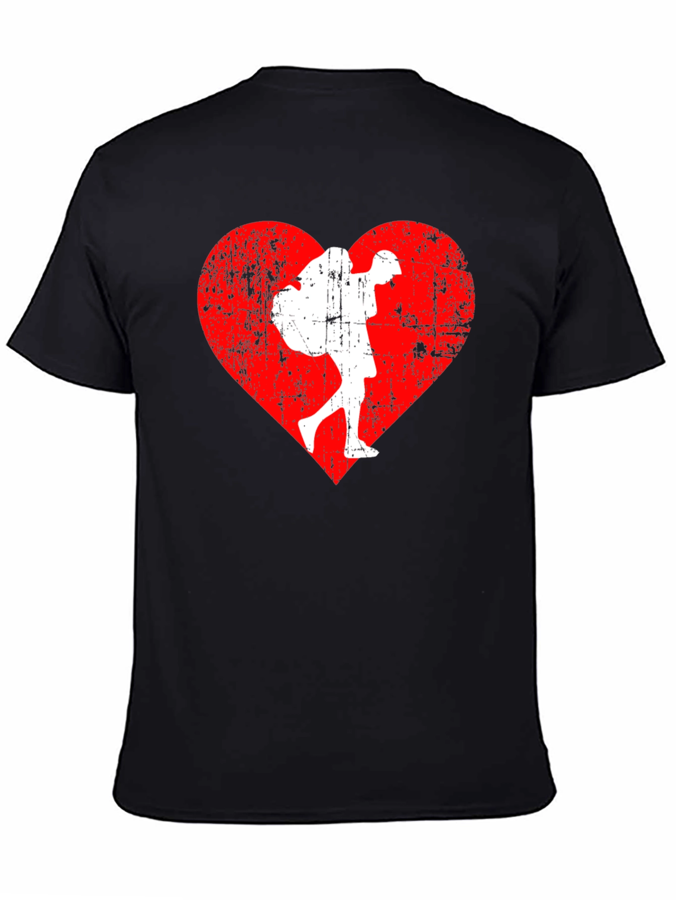 Heart Hiker Graphic Tee - Travel Lover Shirt