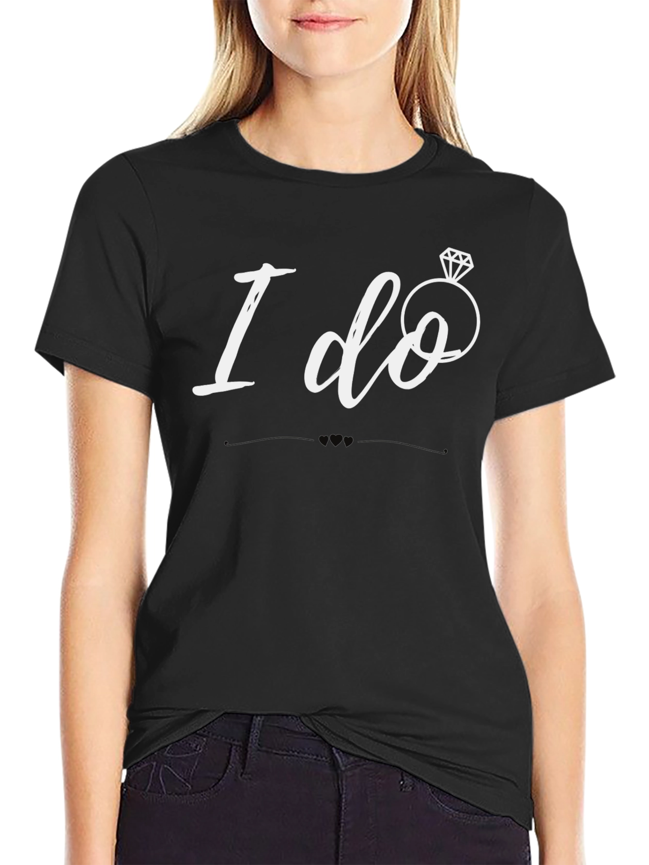 I Do T-Shirt - Engagement Wedding Tee