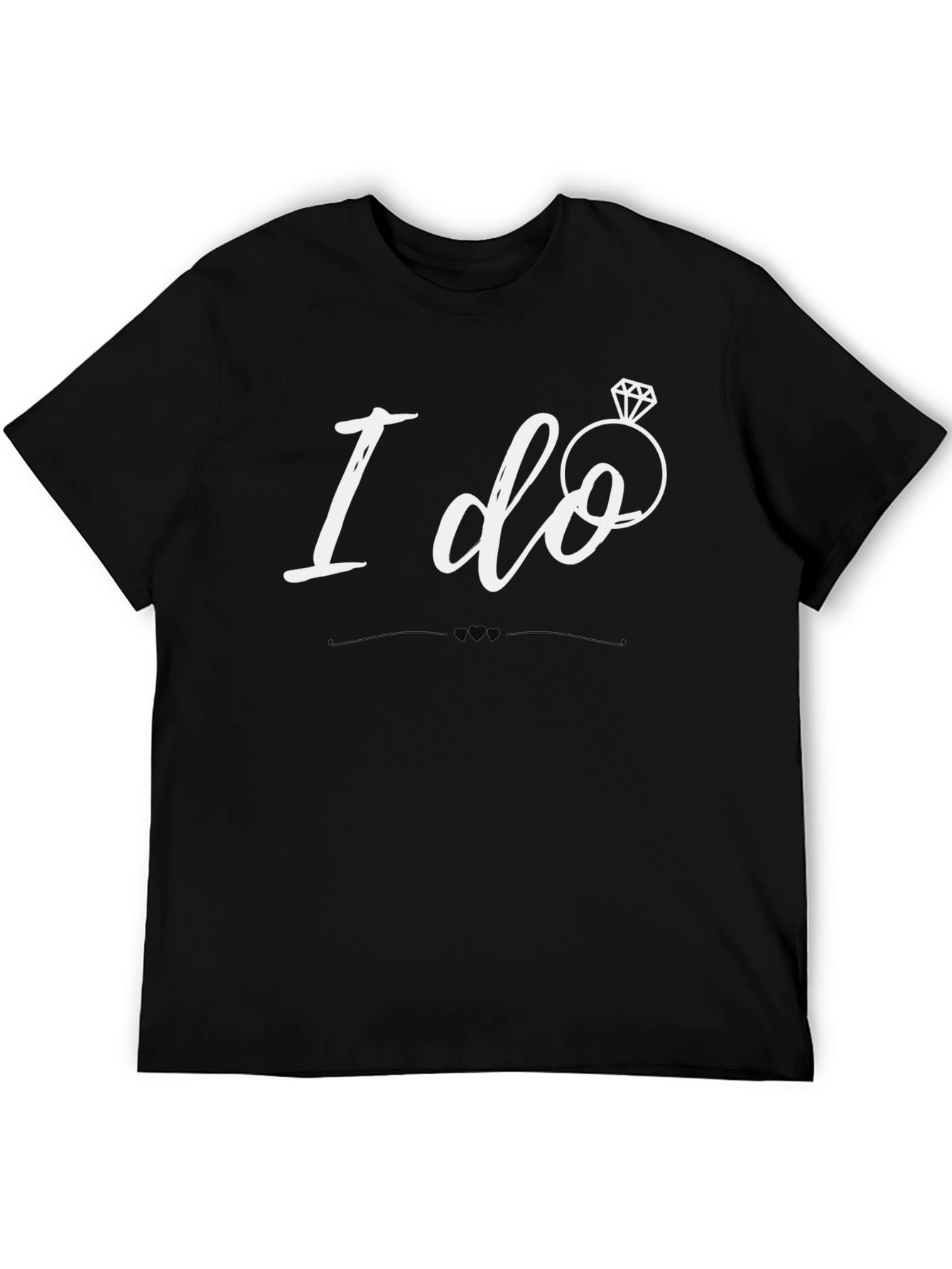 I Do T-Shirt - Engagement Wedding Tee