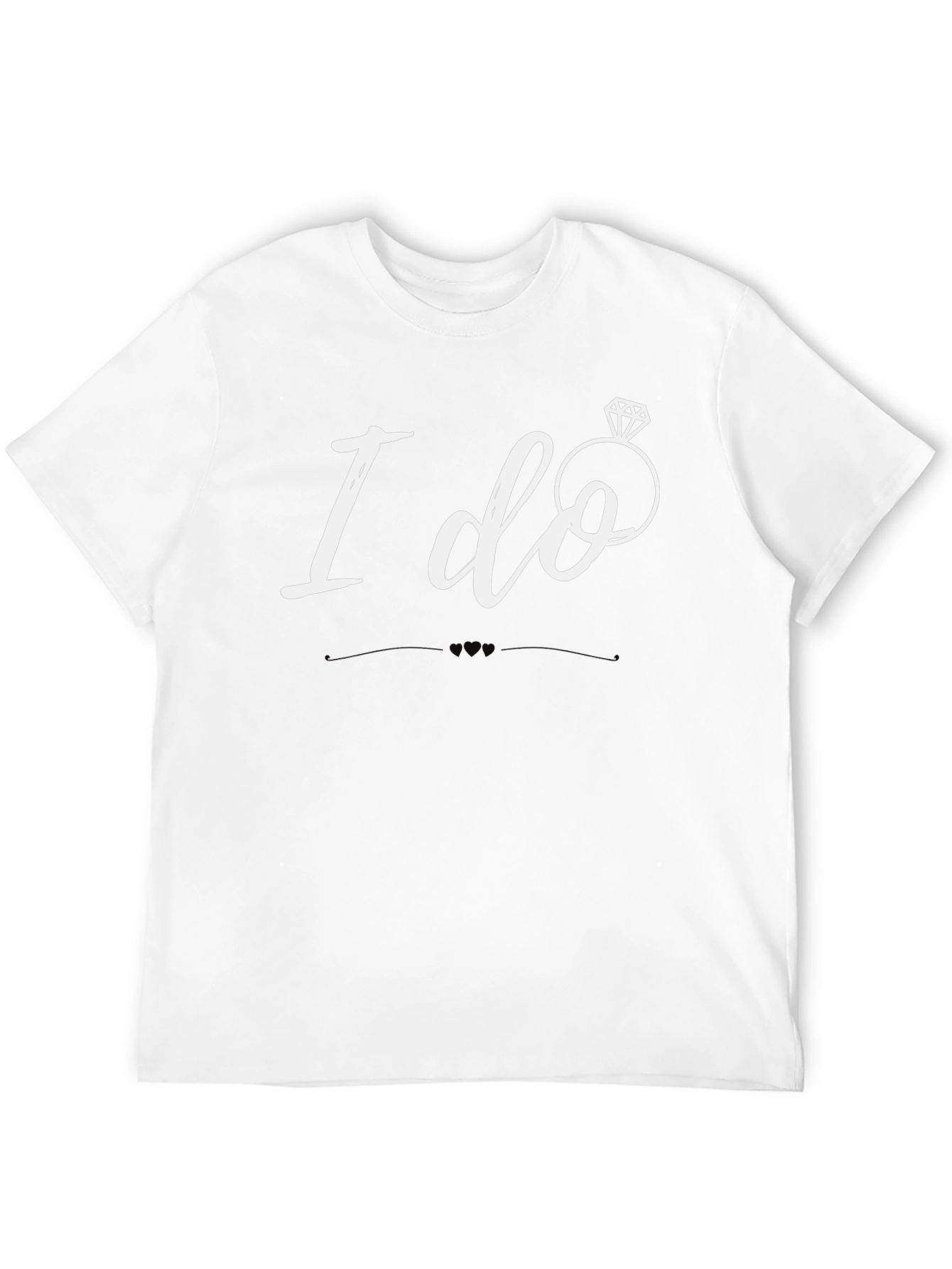 I Do T-Shirt - Engagement Wedding Tee