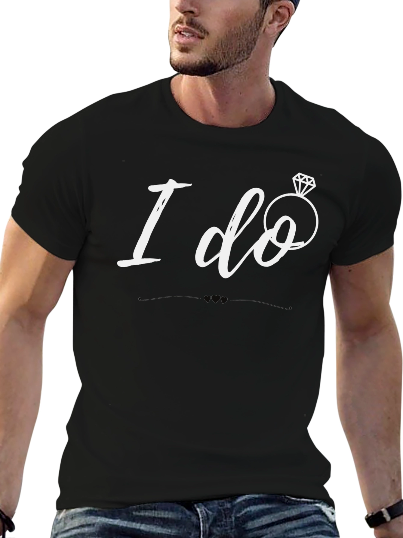 I Do T-Shirt - Engagement Wedding Tee