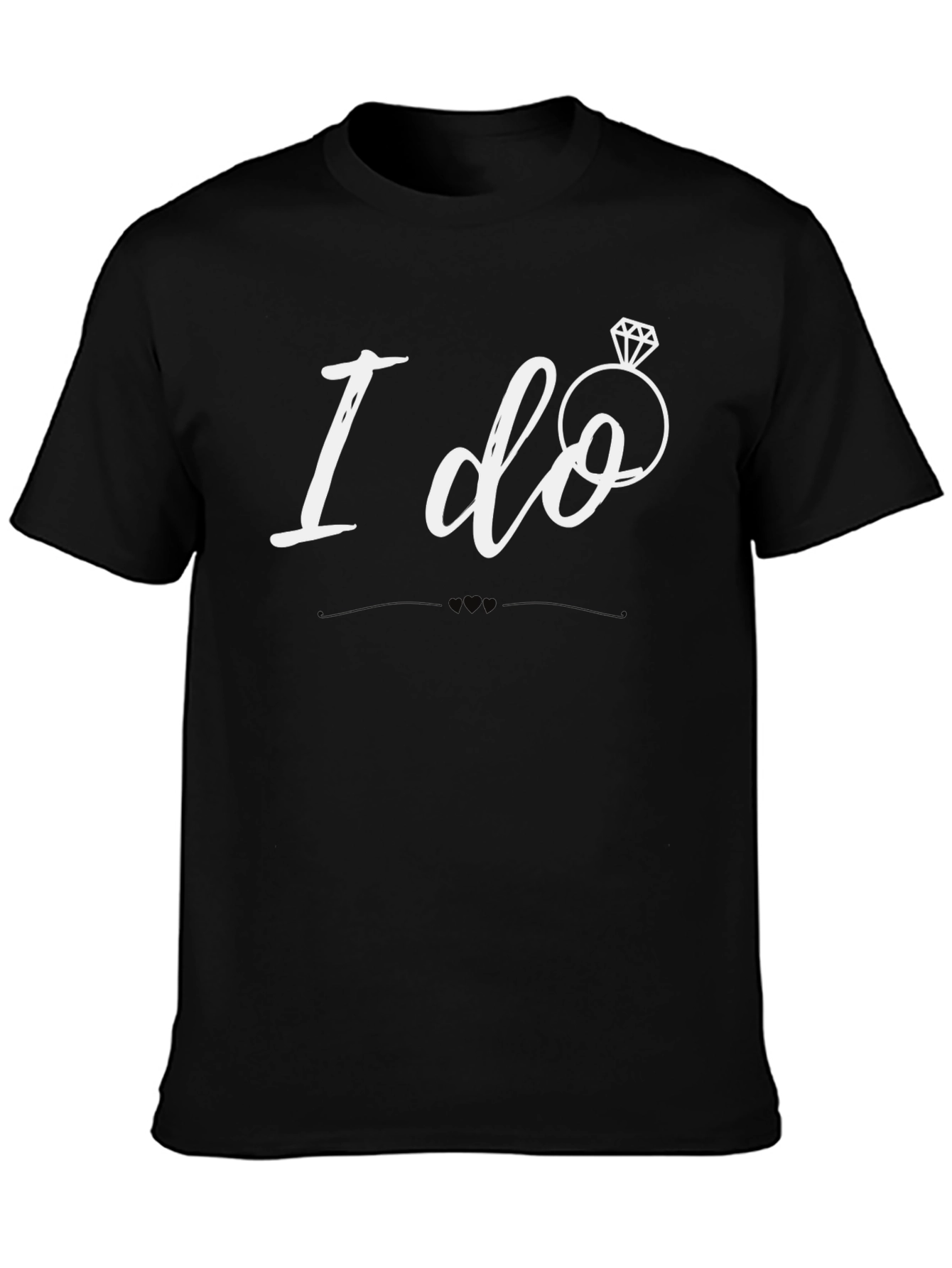 I Do T-Shirt - Engagement Wedding Tee