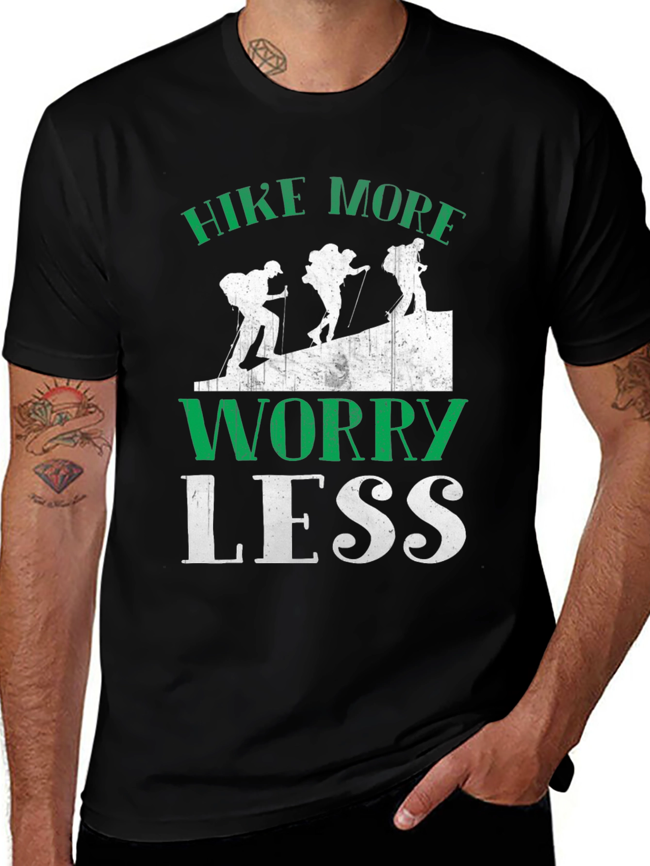Hike More Worry Less Graphic Tee