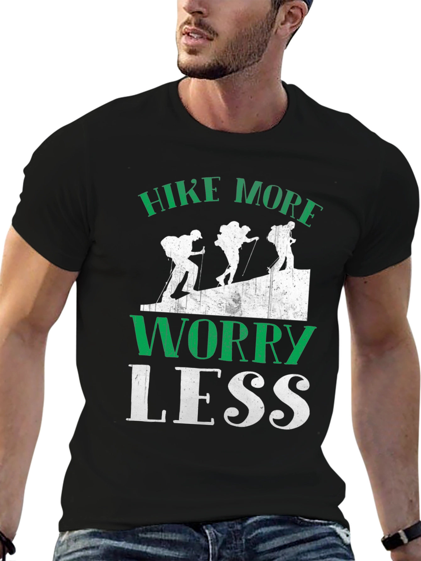 Hike More Worry Less Graphic Tee